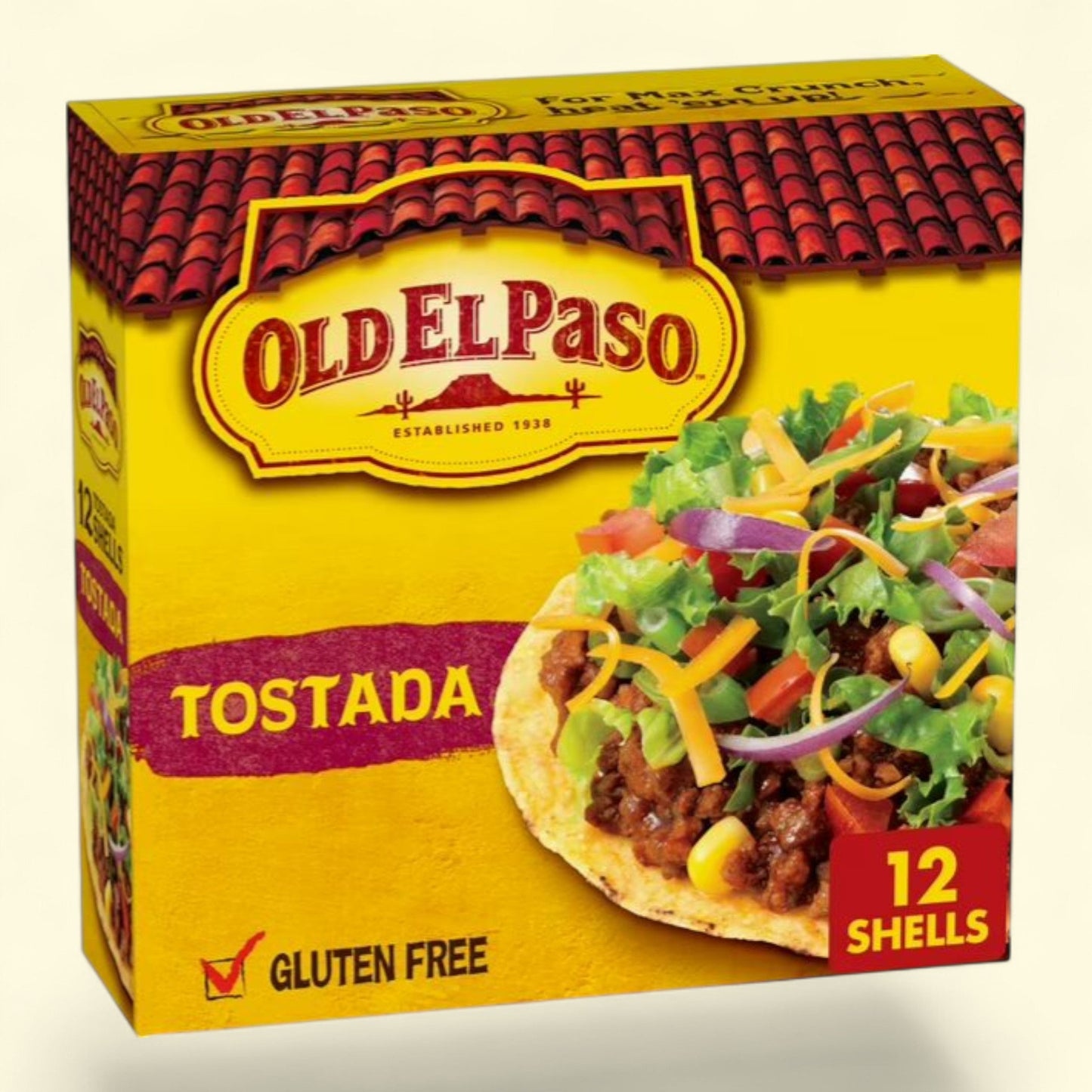 Old El Paso Tostada Shells, 12 Ct, 4.5 oz — authentic US product shipped worldwide by Treatspree