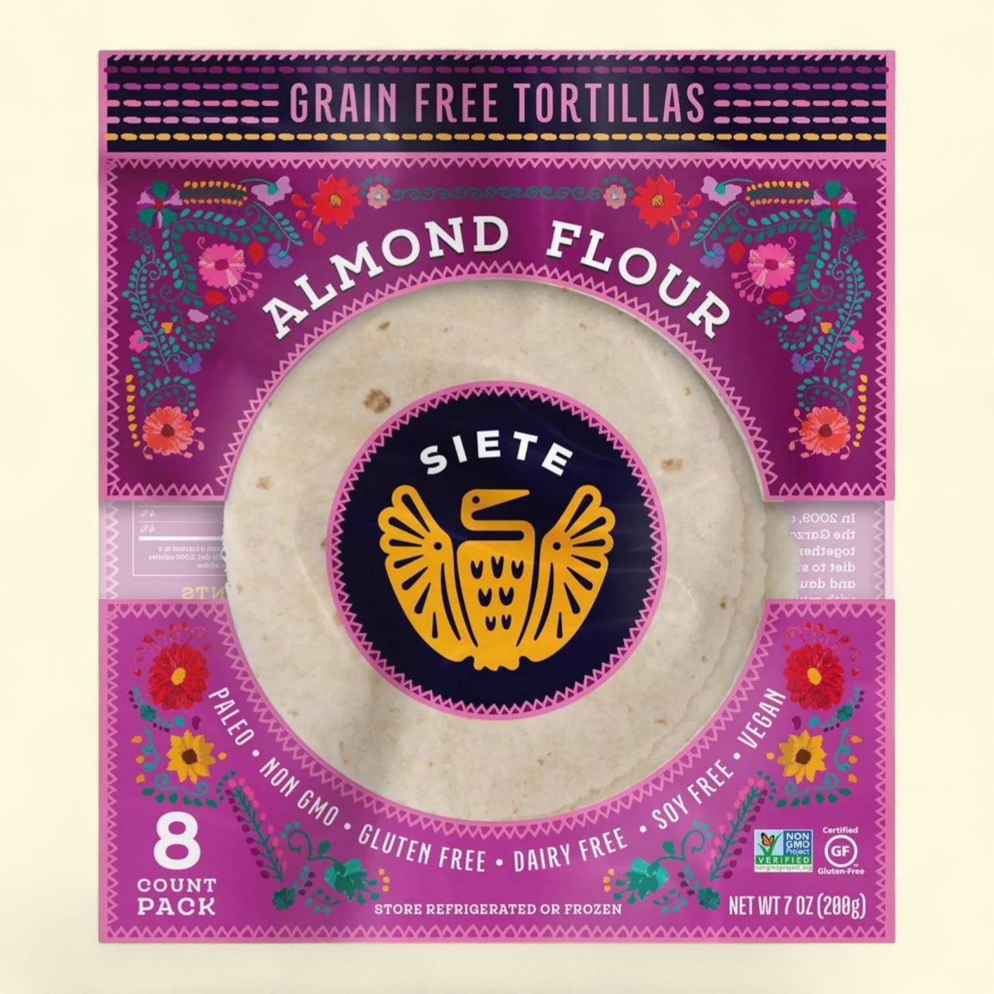 Siete Almond Flour Tortilla, 7oz/8ct