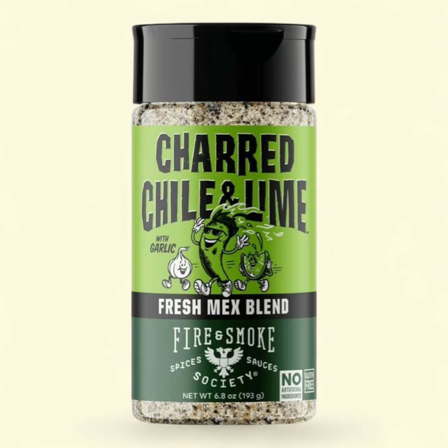 Fire & Smoke Society Charred Chile & Lime All-Purpose Spice Blend, 6.8 oz