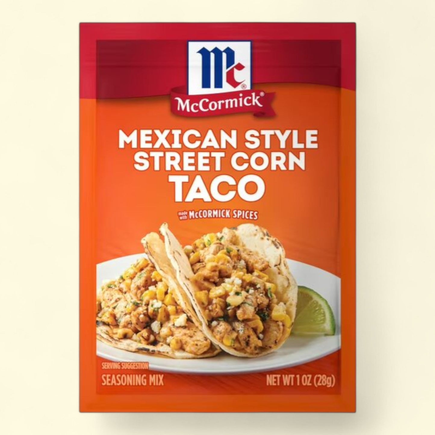 Mélange d'assaisonnement pour tacos au maïs McCormick Street, 28 g