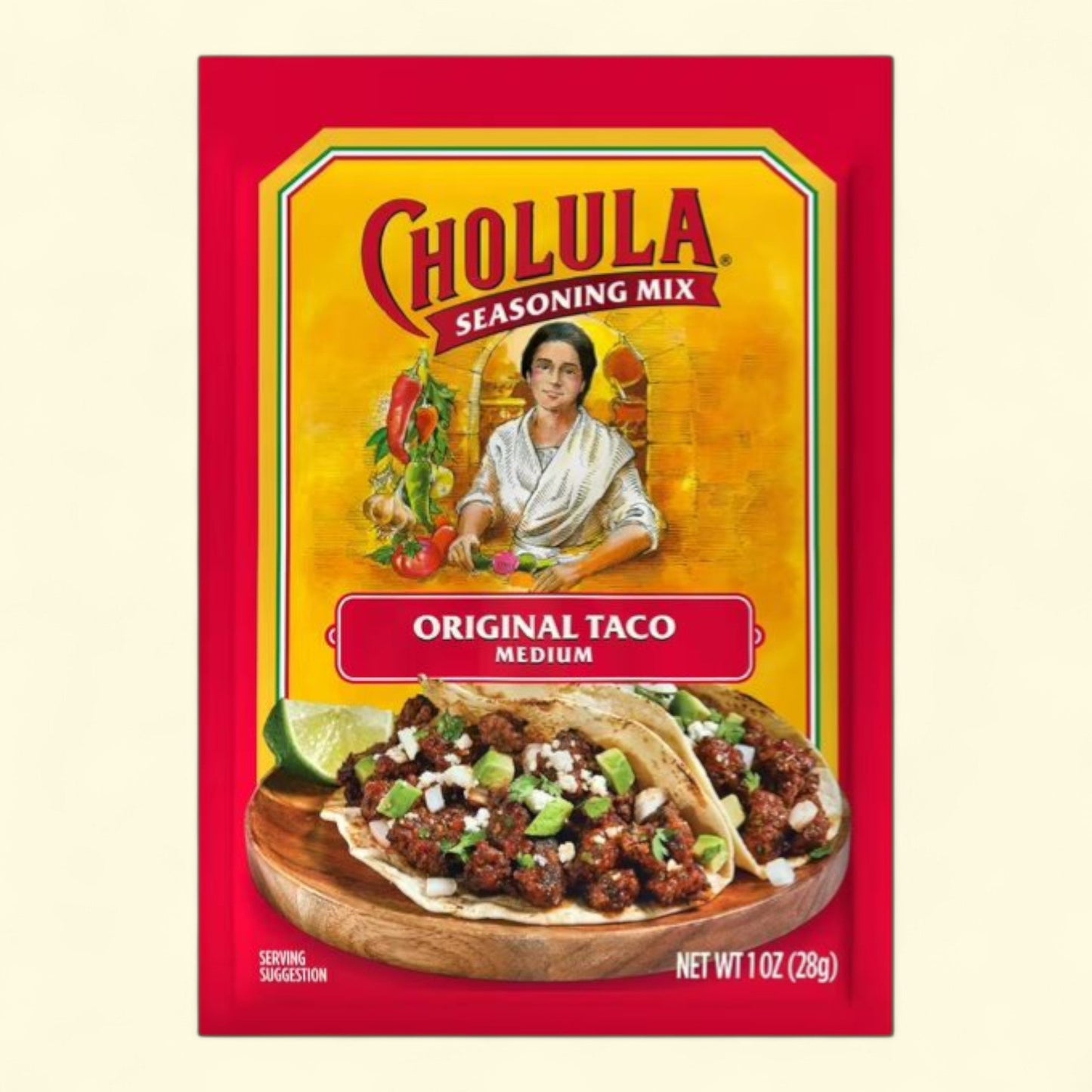 Assaisonnement pour tacos Cholula, 28 g
