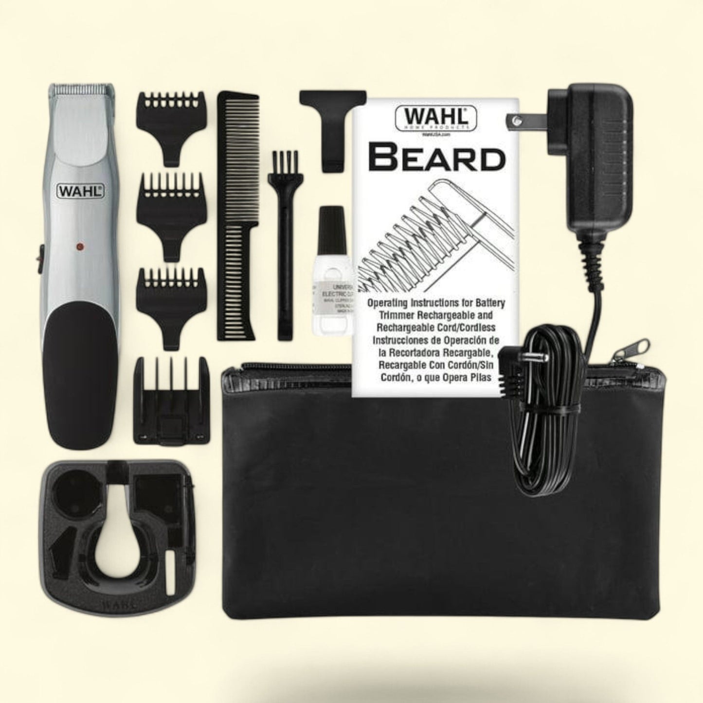WAHL Beard Trimmer, Model 9918-6171, All in one pack — authentic US product shipped worldwide by Treatspree