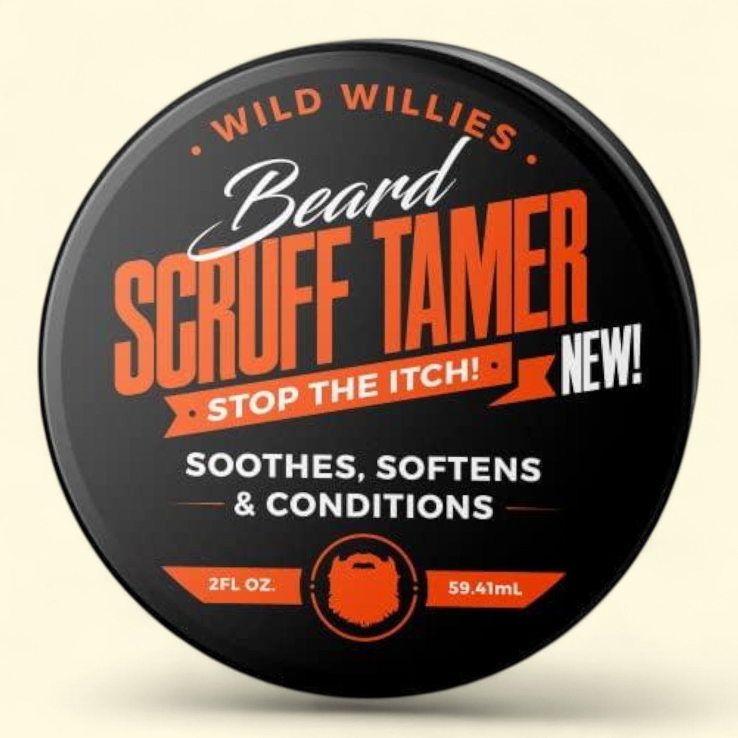Crème coiffante pour barbe Wild Willies, 60 ml