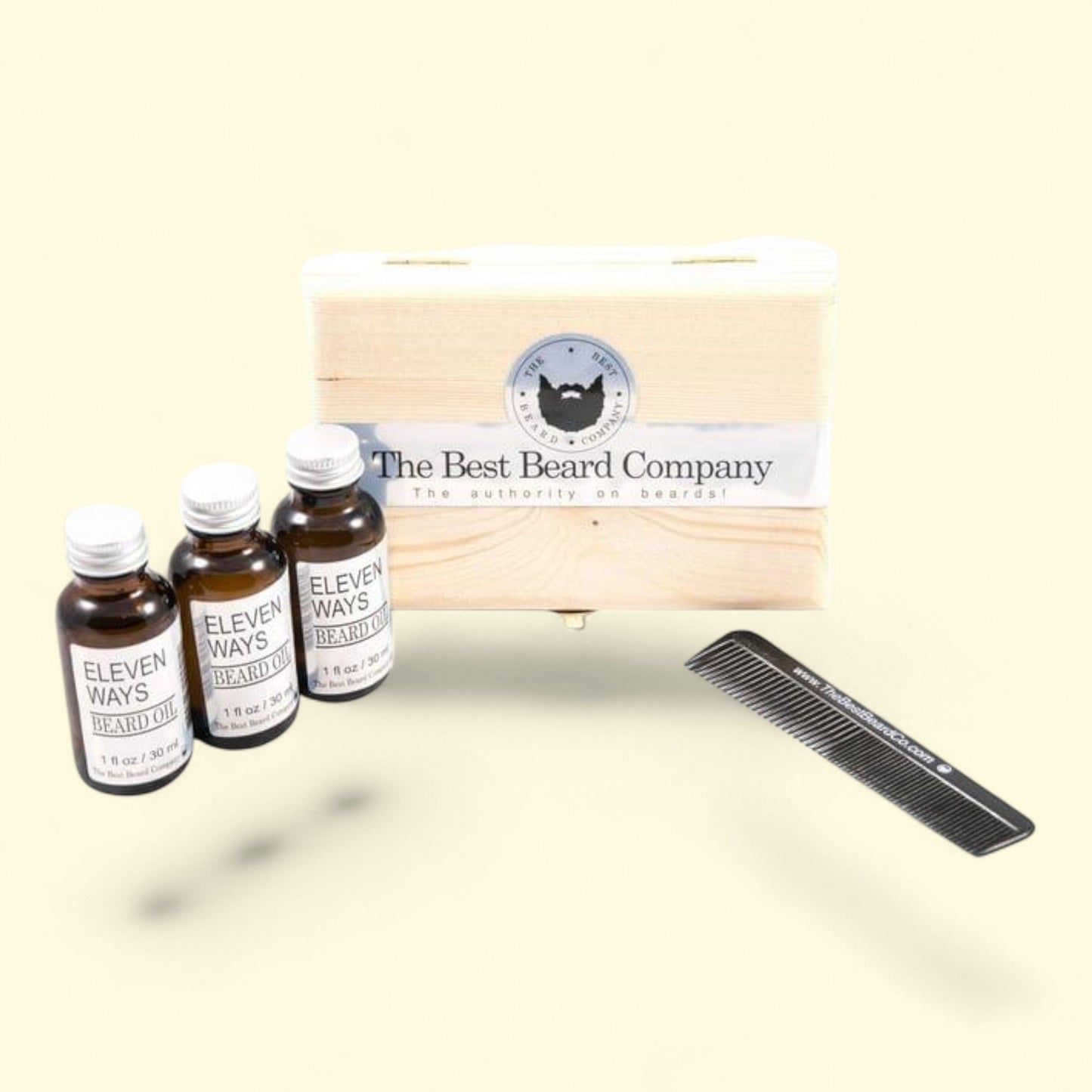 The Best Beard Company, Triple Bundle Beard Grooming Kit, 5 pc