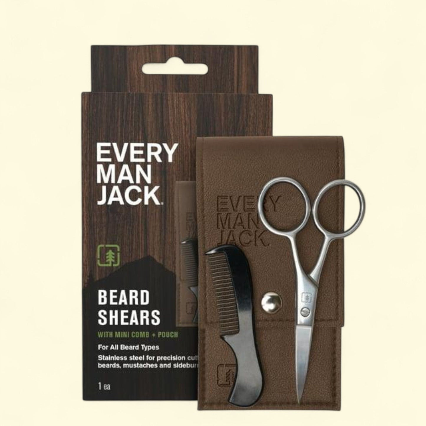 Every Man Jack Beard Shears, 6 Inches