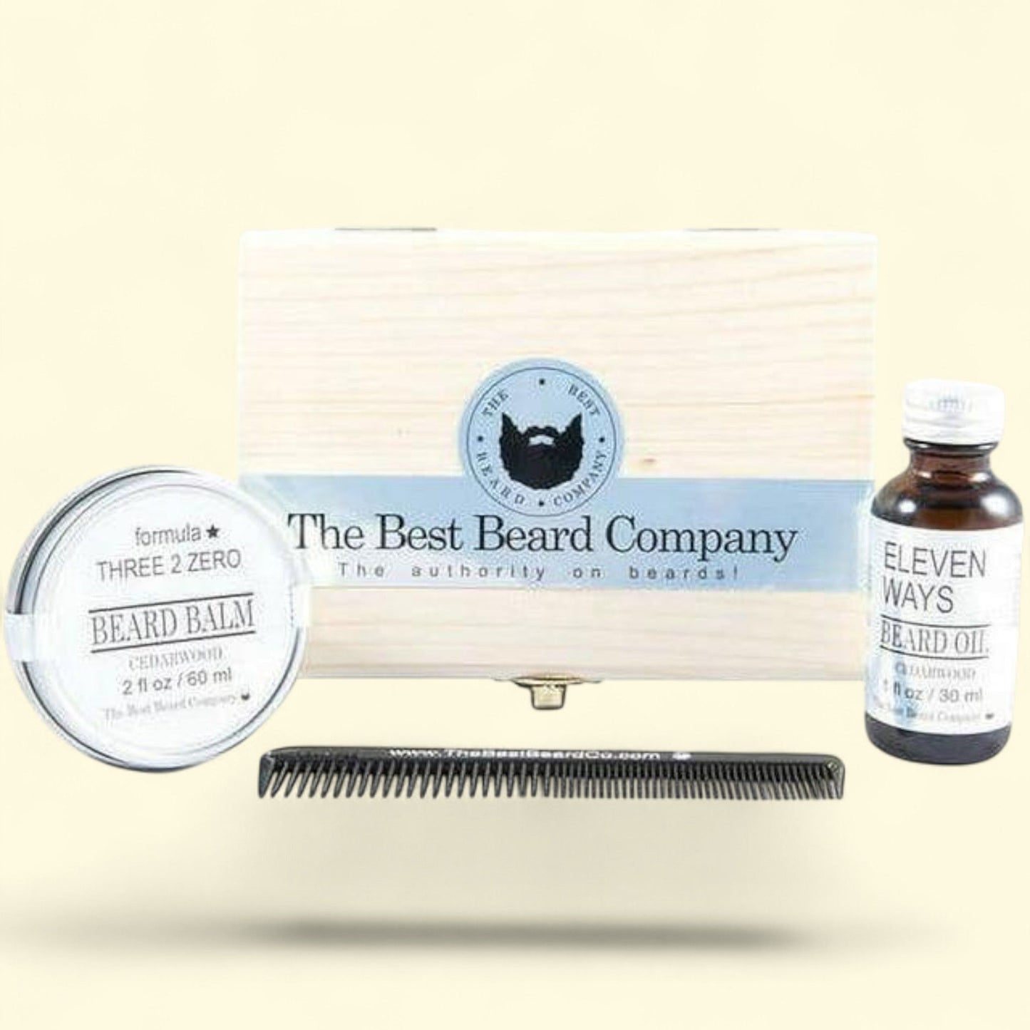 The Best Beard Company Cedarwood Grooming Kit, 4 pc