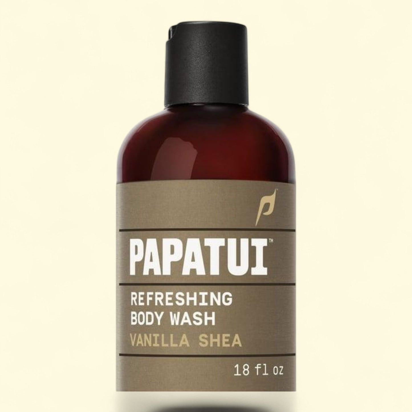 Papatui Men's Body Wash, Vanilla Shea, 18 oz