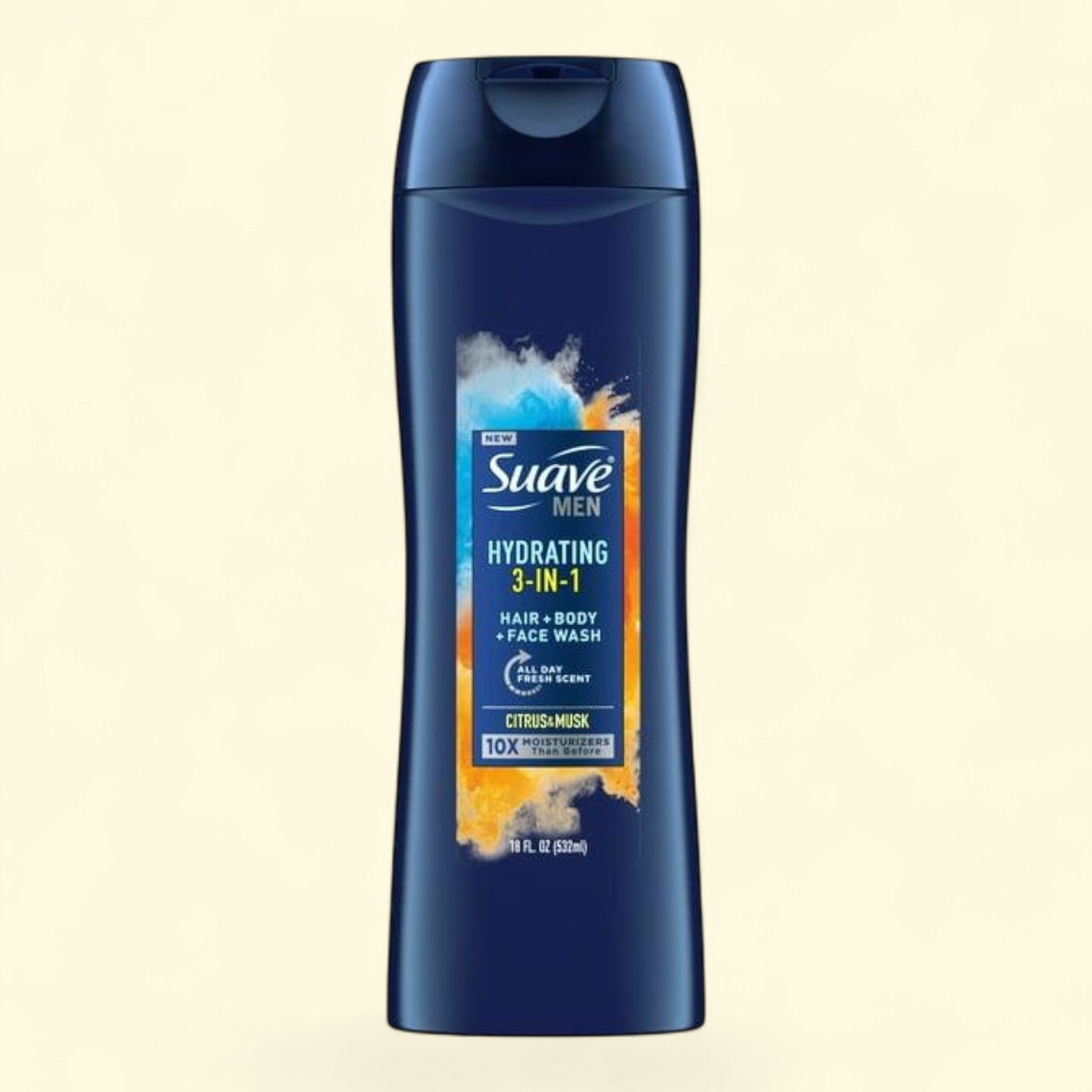 Suave Men 3 in 1 Body Wash, 18 oz