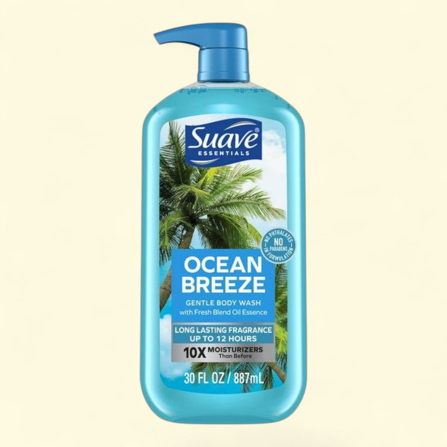 Suave Essentials Body Wash, Ocean Breeze, 30 oz