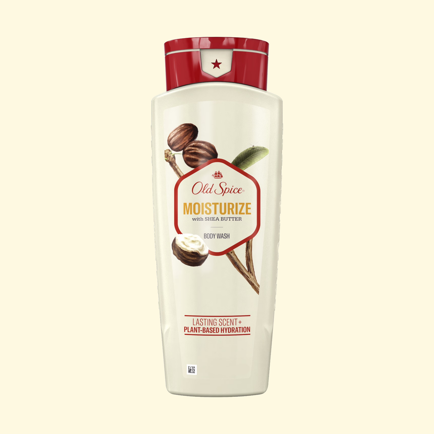 Old Spice Men's Body Wash Moisturize with Shea Butter, 18 fl oz