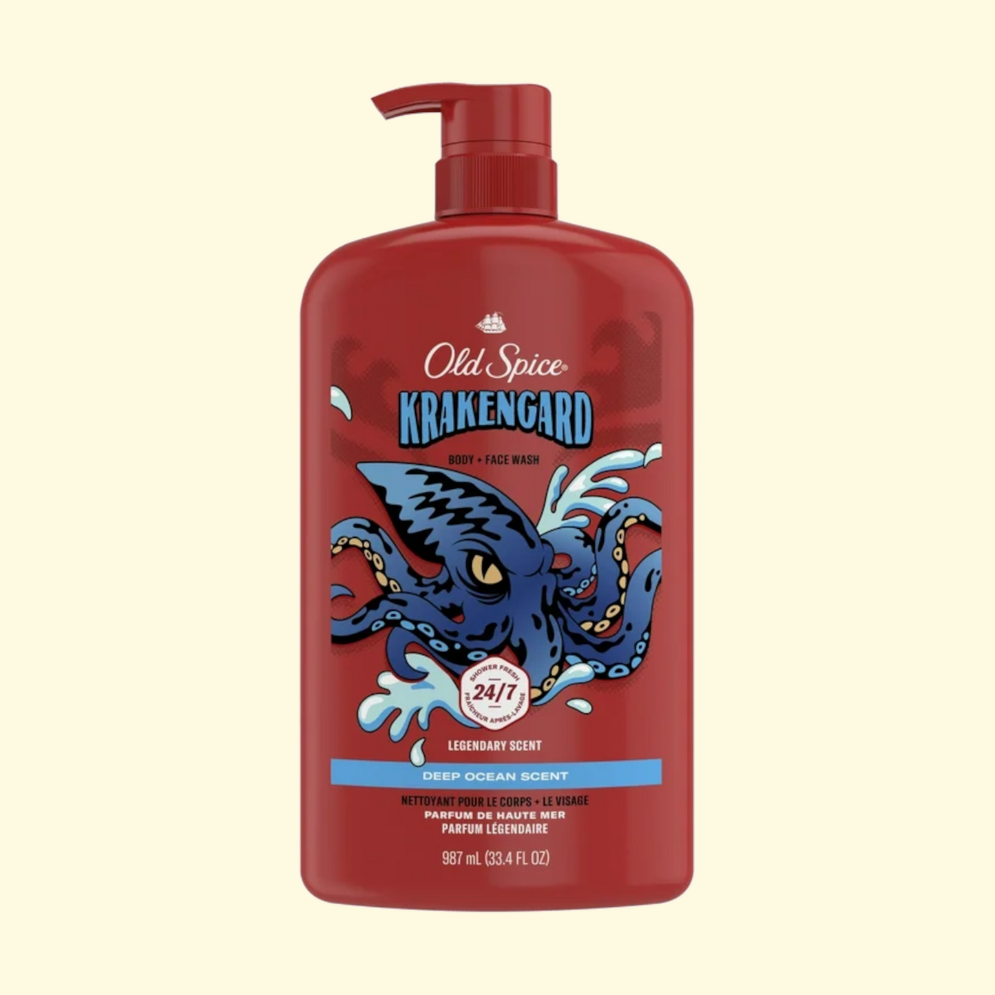 Old Spice Cleansing Body Wash, Krakengard, 33.4oz