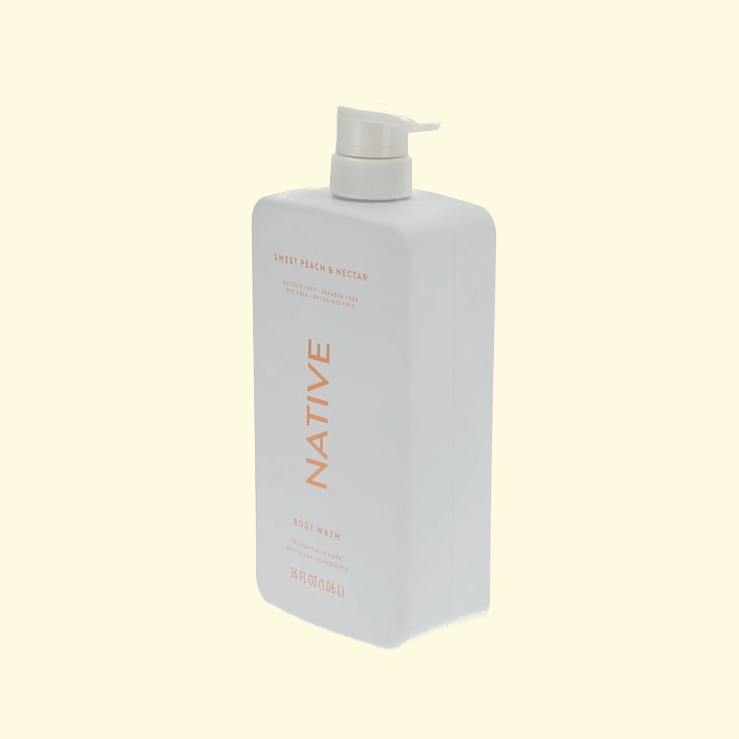 Native Body Wash, Sweet Peach & Nectar, 36 oz
