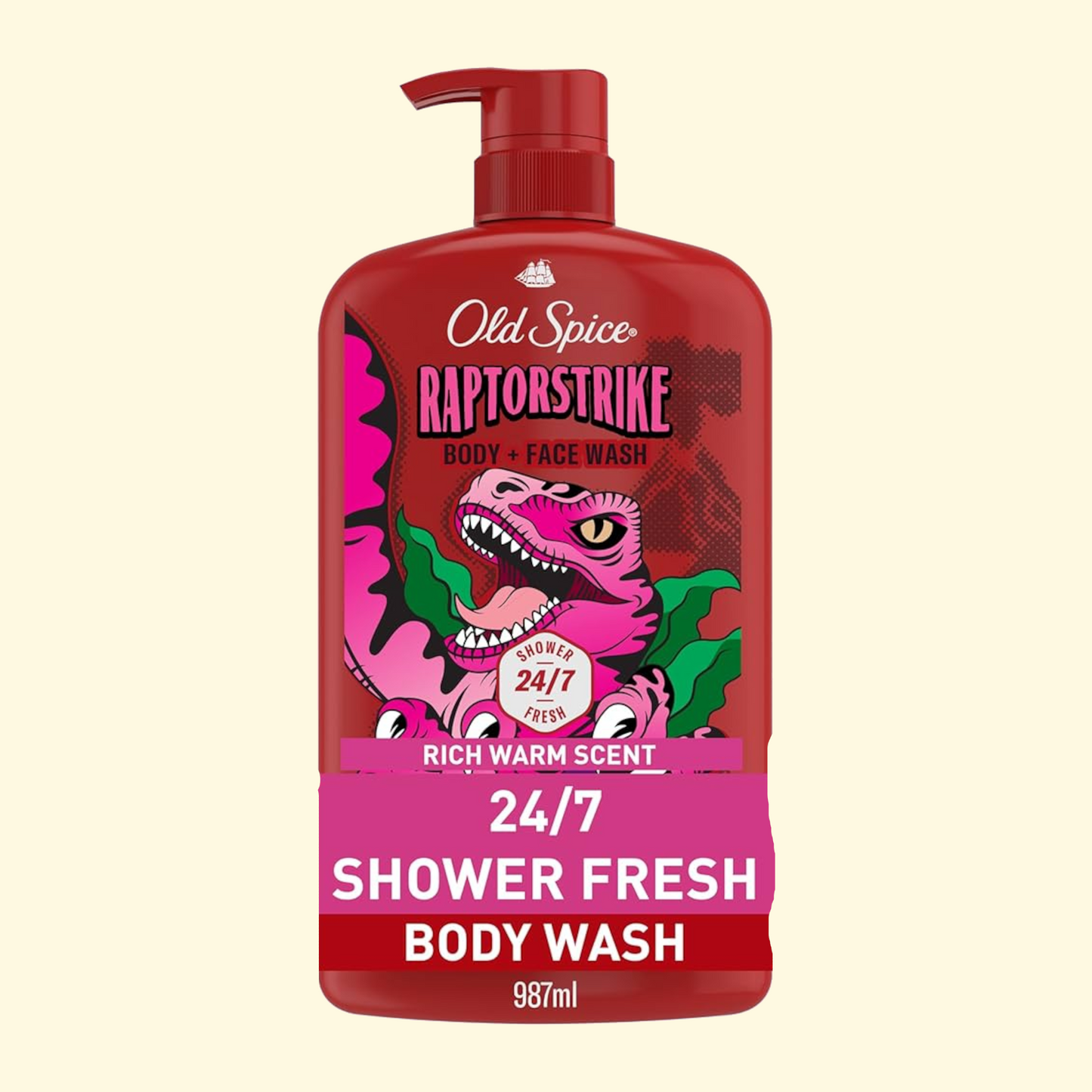 Old Spice Body Wash for Men, Raptorstrike, 33.4oz
