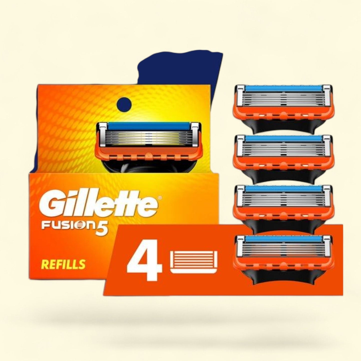 Gillette Fusion5 Razor Blade Refill, 4 count