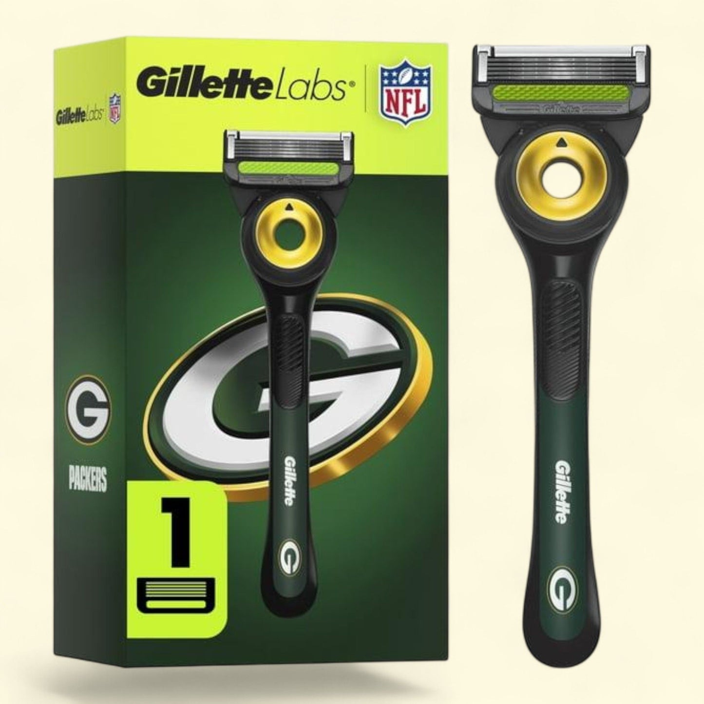 Gillette Labs Razor for Men, 1 Handle, 1 Blade Refill, Gillette Lab... — authentic US product shipped worldwide by Treatspree