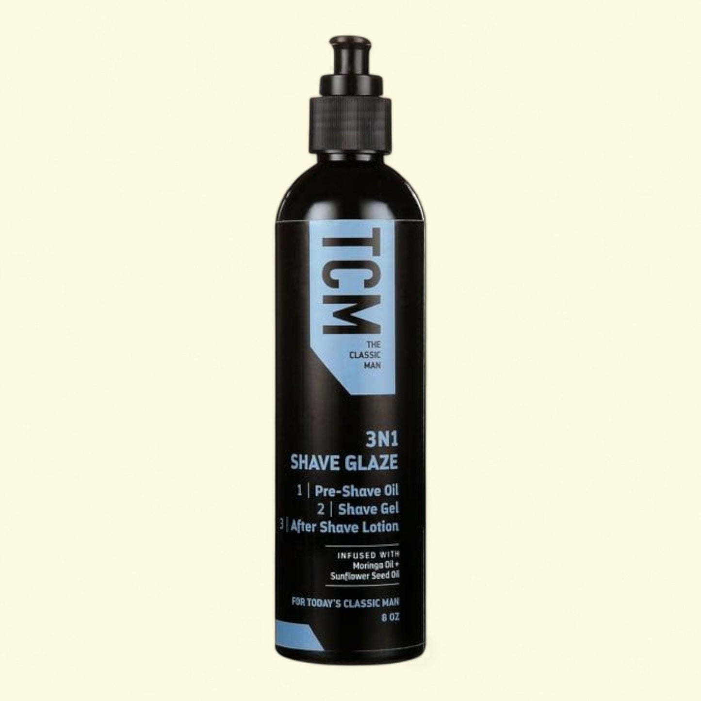 TCM Shave Glaze 3N1, 8oz — authentic US product shipped worldwide by Treatspree