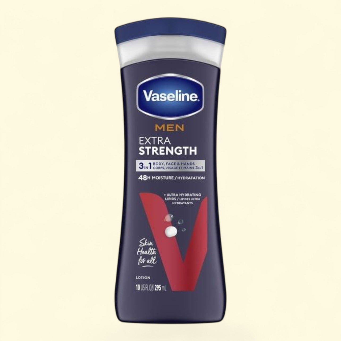 Vaseline Men Face and Body Lotion, 10 fl oz