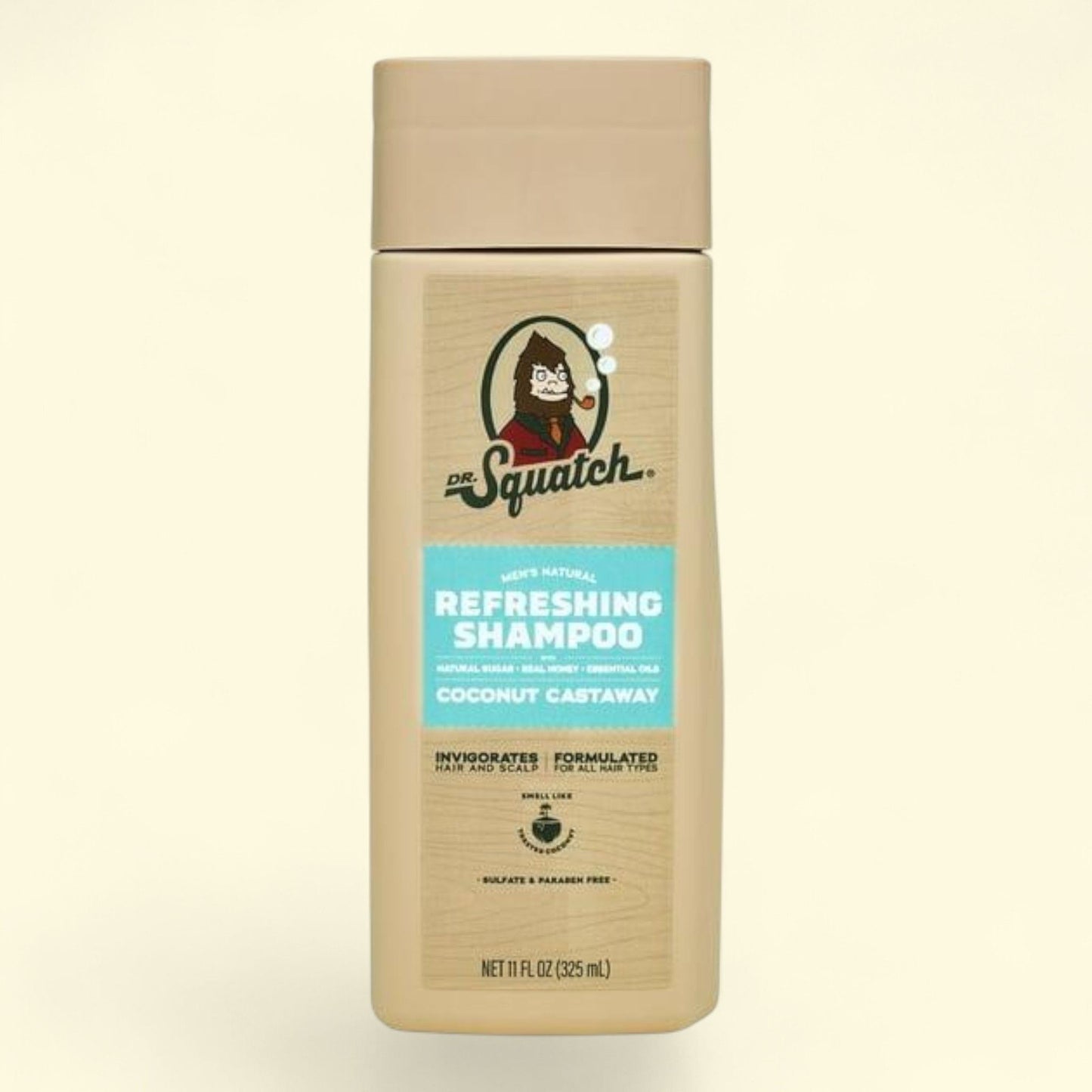 Dr. Squatch Coconut Castaway Hair Shampoo, 11 fl oz