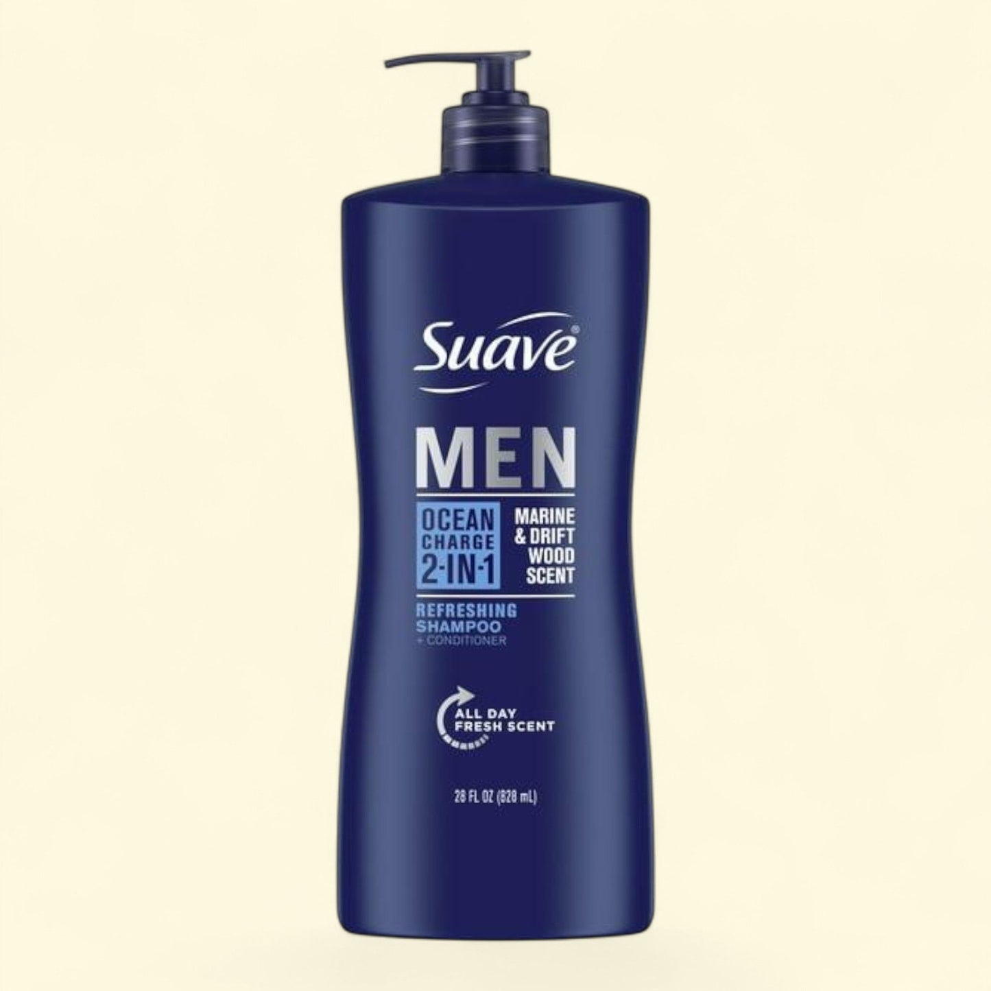 Suave Men Ocean Charge Shampoo and Conditioner, 28 fl oz