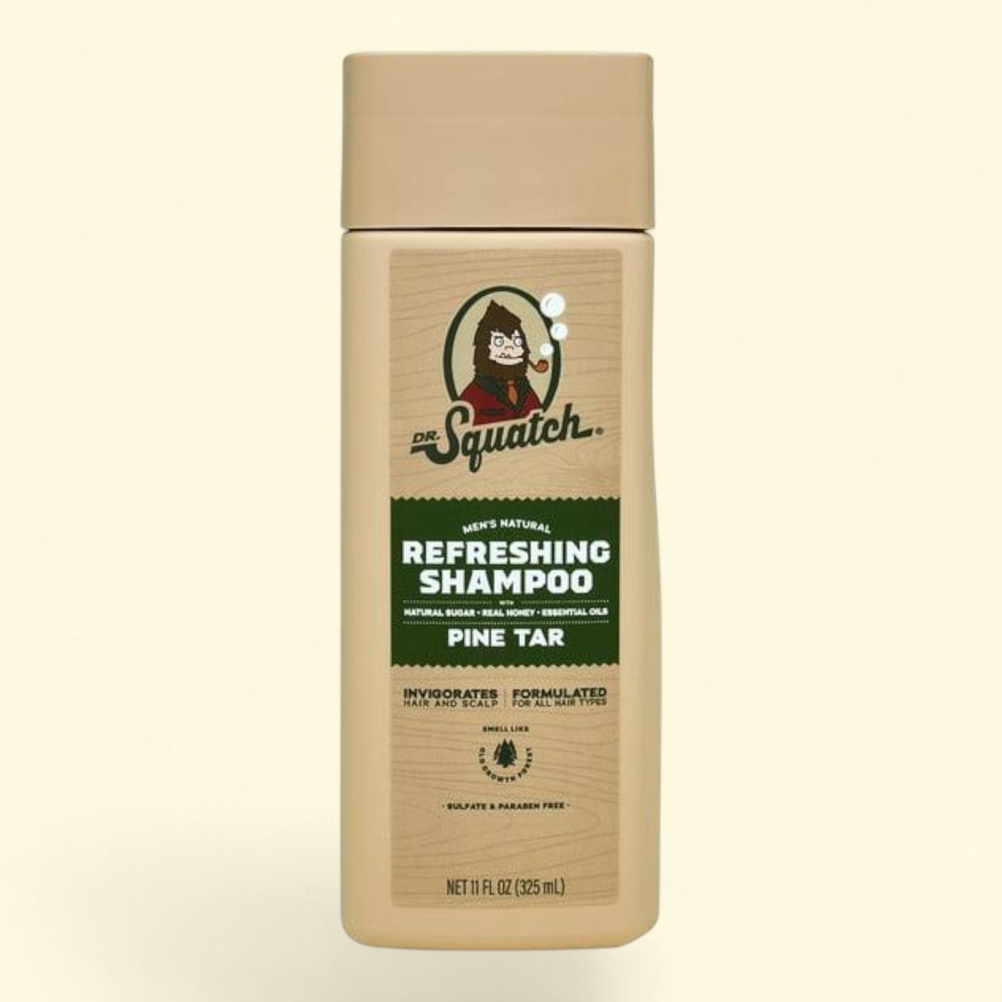 Dr. Squatch Pine Tar Hair Shampoo, 11 fl oz