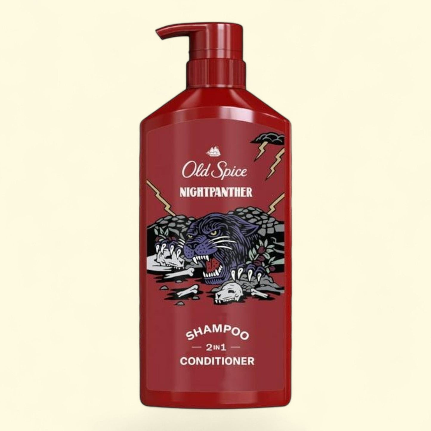 Old Spice Men's Shampoo, Night Panther, 21.9 fl oz