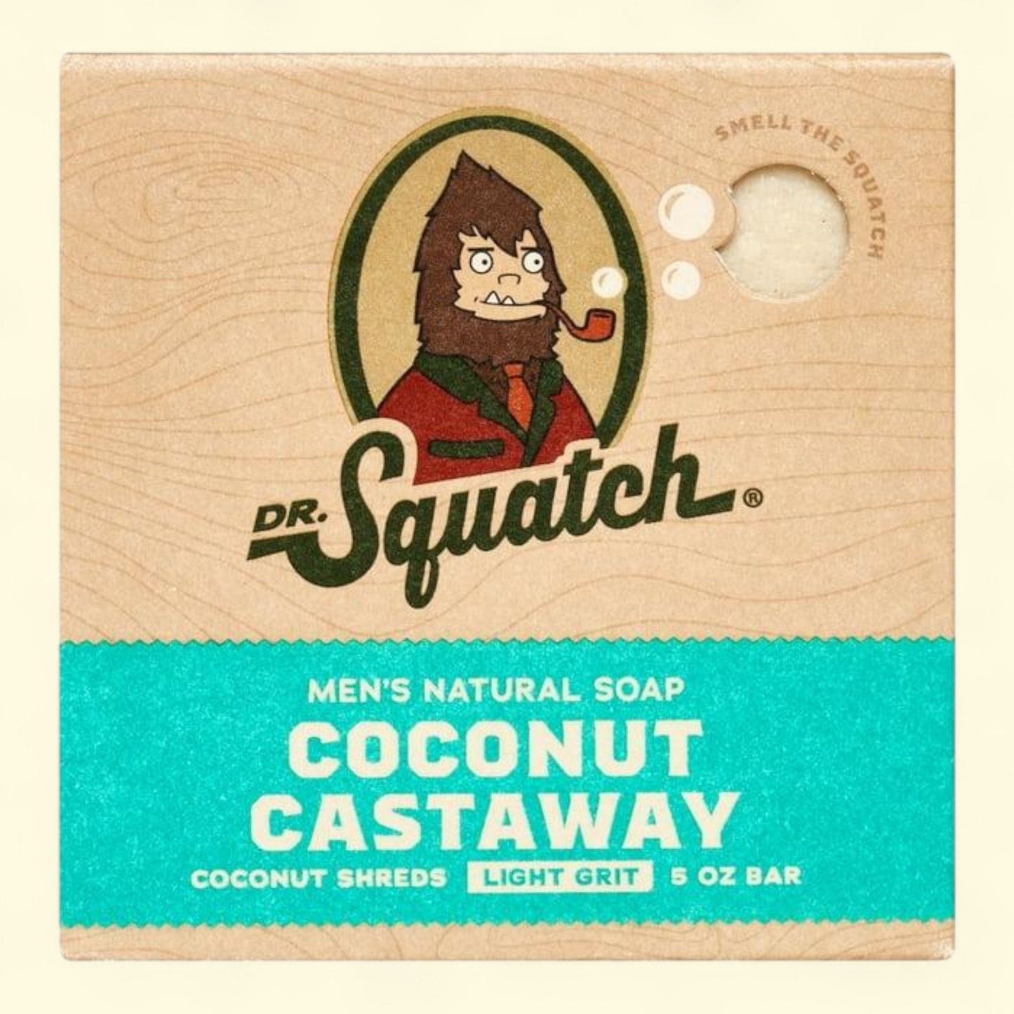 Dr. Squatch Coconut Castaway Bar Soap, 5 oz