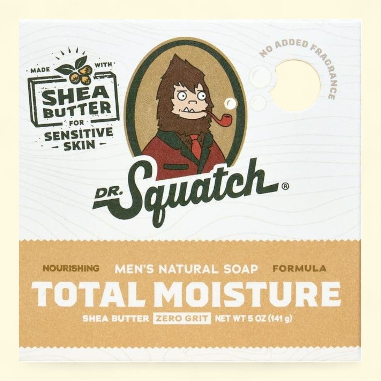 Dr. Squatch Shea Butter Bar Soap for Men, 5 oz