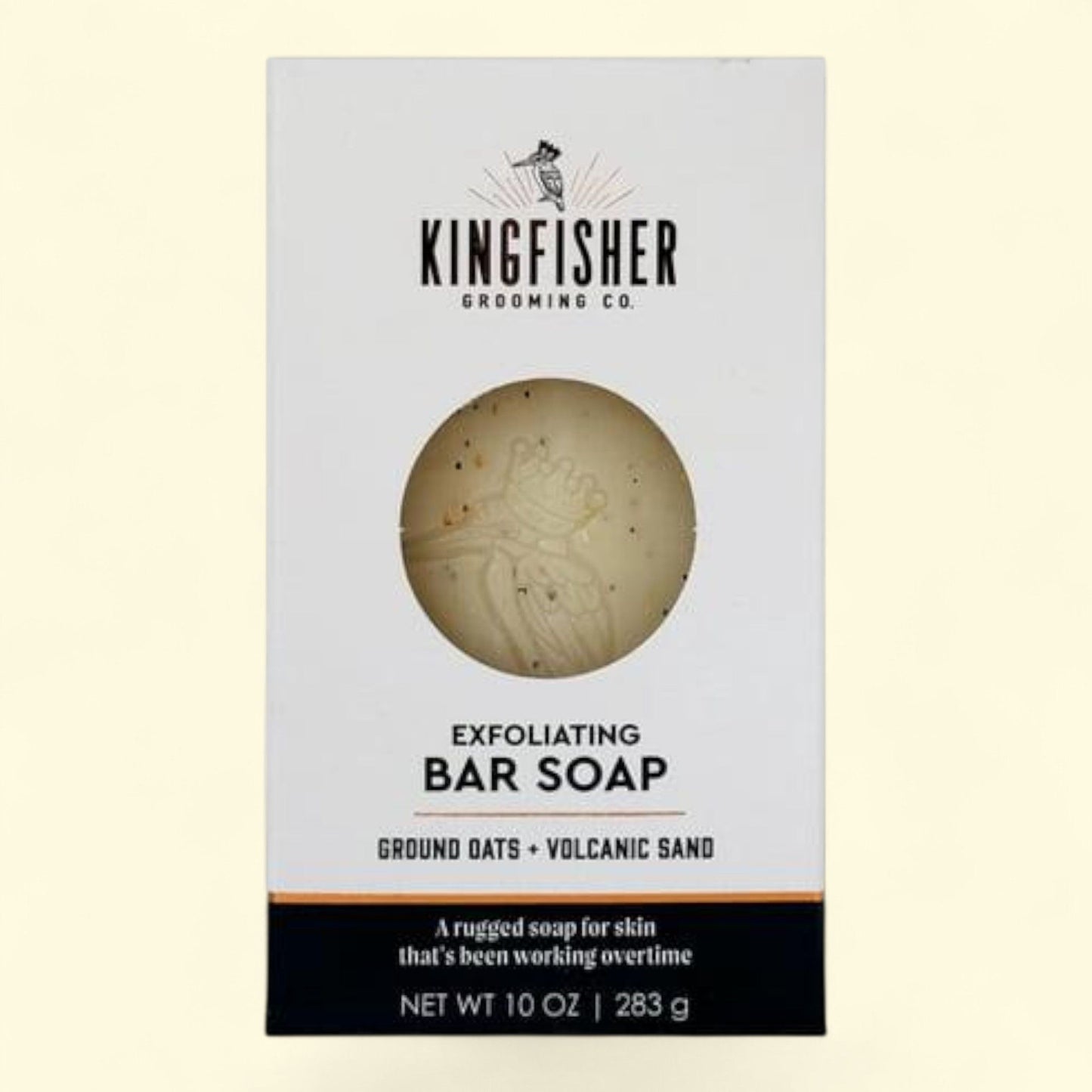 Kingfisher Co. Men's Exfoliating Bar Soap, Sandalwood and Black Pep... — authentic US product shipped worldwide by Treatspree