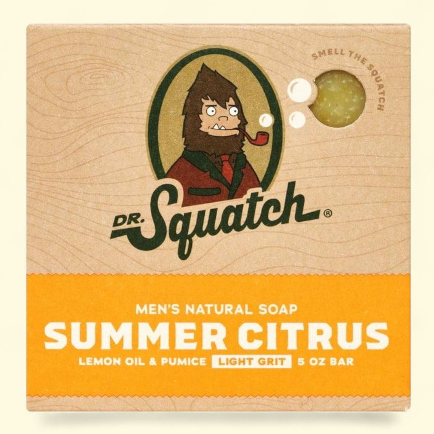 Dr. Squatch Summer Citrus Bar Soap, 5 oz