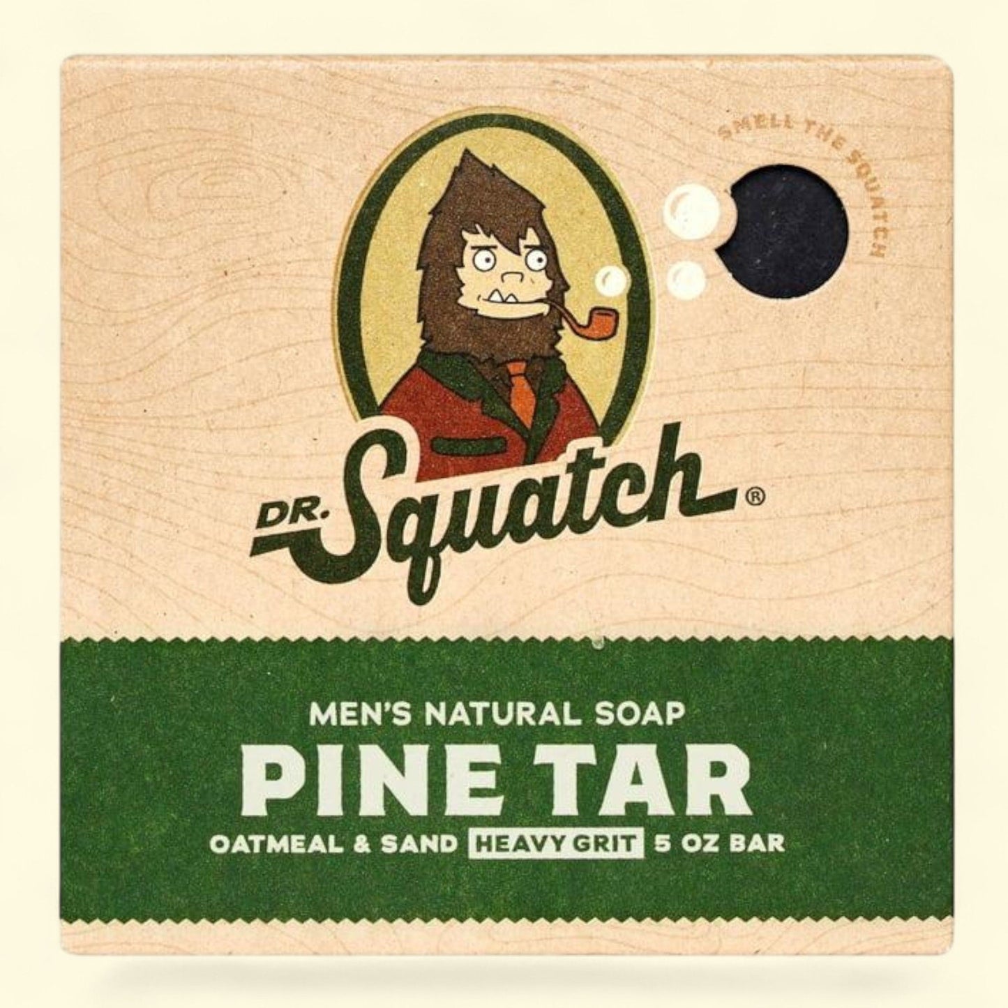 Dr. Squatch Pine Tar Bar Soap, 5 oz