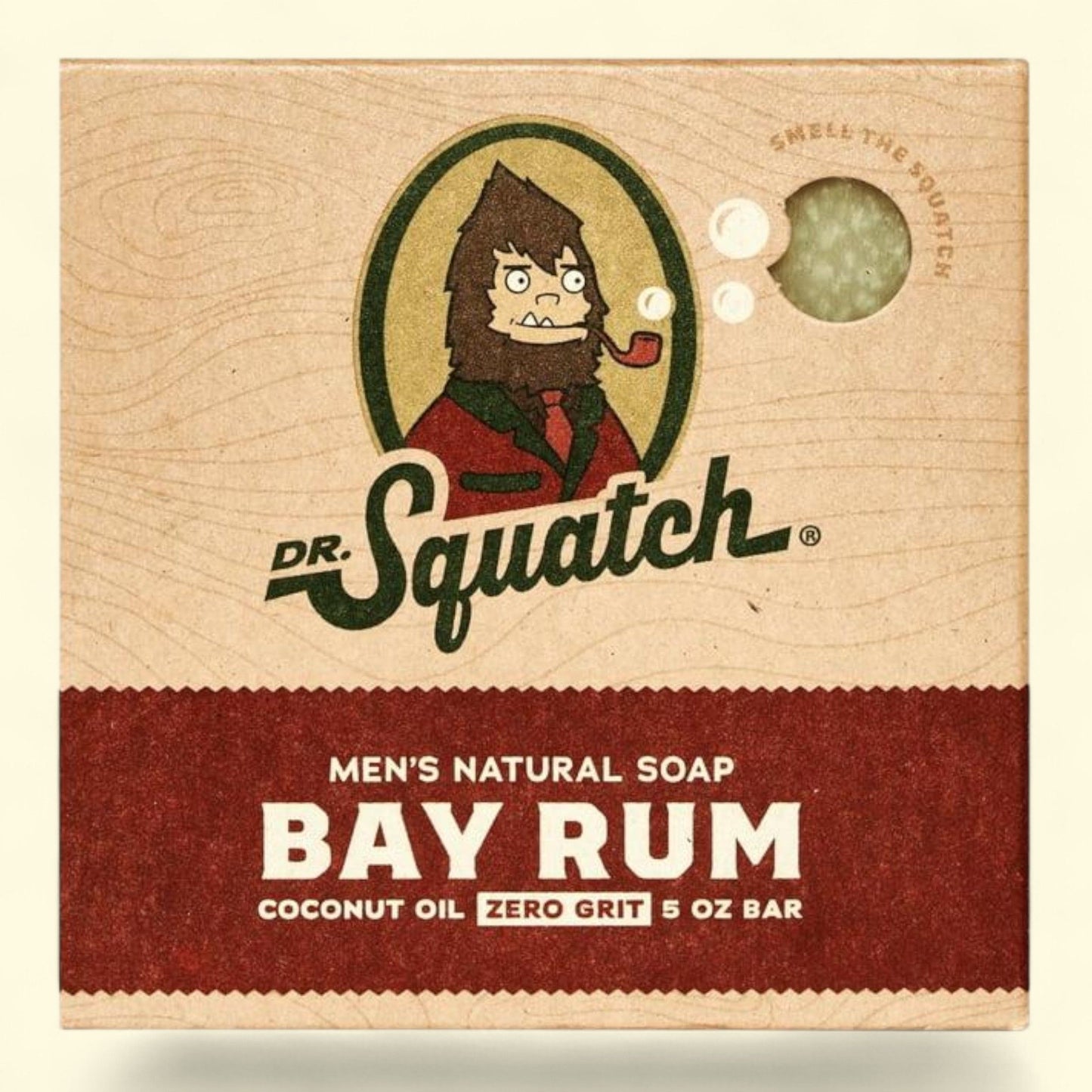 Dr. Squatch Bay Rum Bar Soap, 5 oz