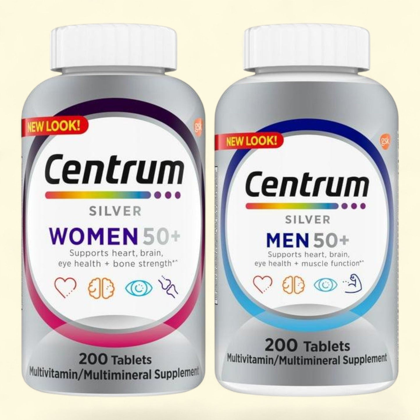 Centrum Silver Multivitamin Supplement, 200 Count