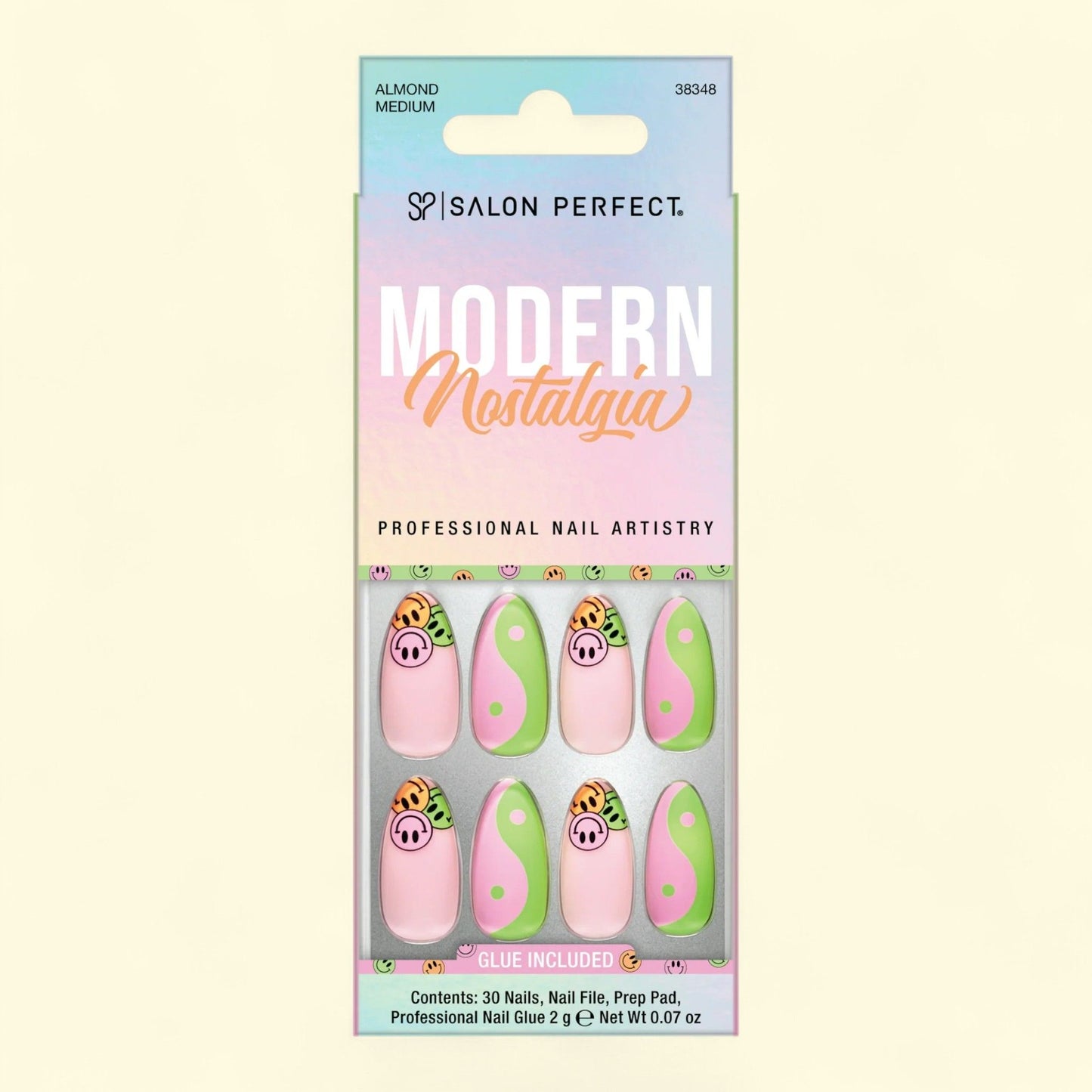 Salon Perfect Press-ons, 340 Modern Nostalgia, 30 Pieces — authentic US product shipped worldwide by Treatspree