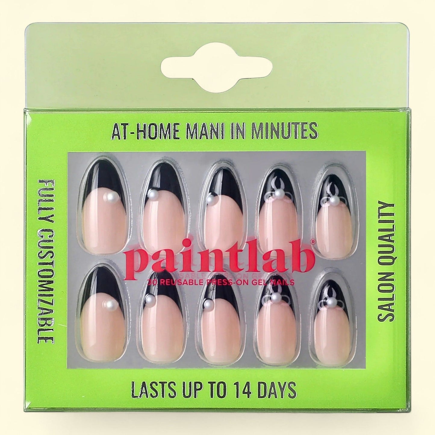 PaintLab Gel Press on Nails Kit, Almond Shape, Prima Ballerina, 30 ... — authentic US product shipped worldwide by Treatspree