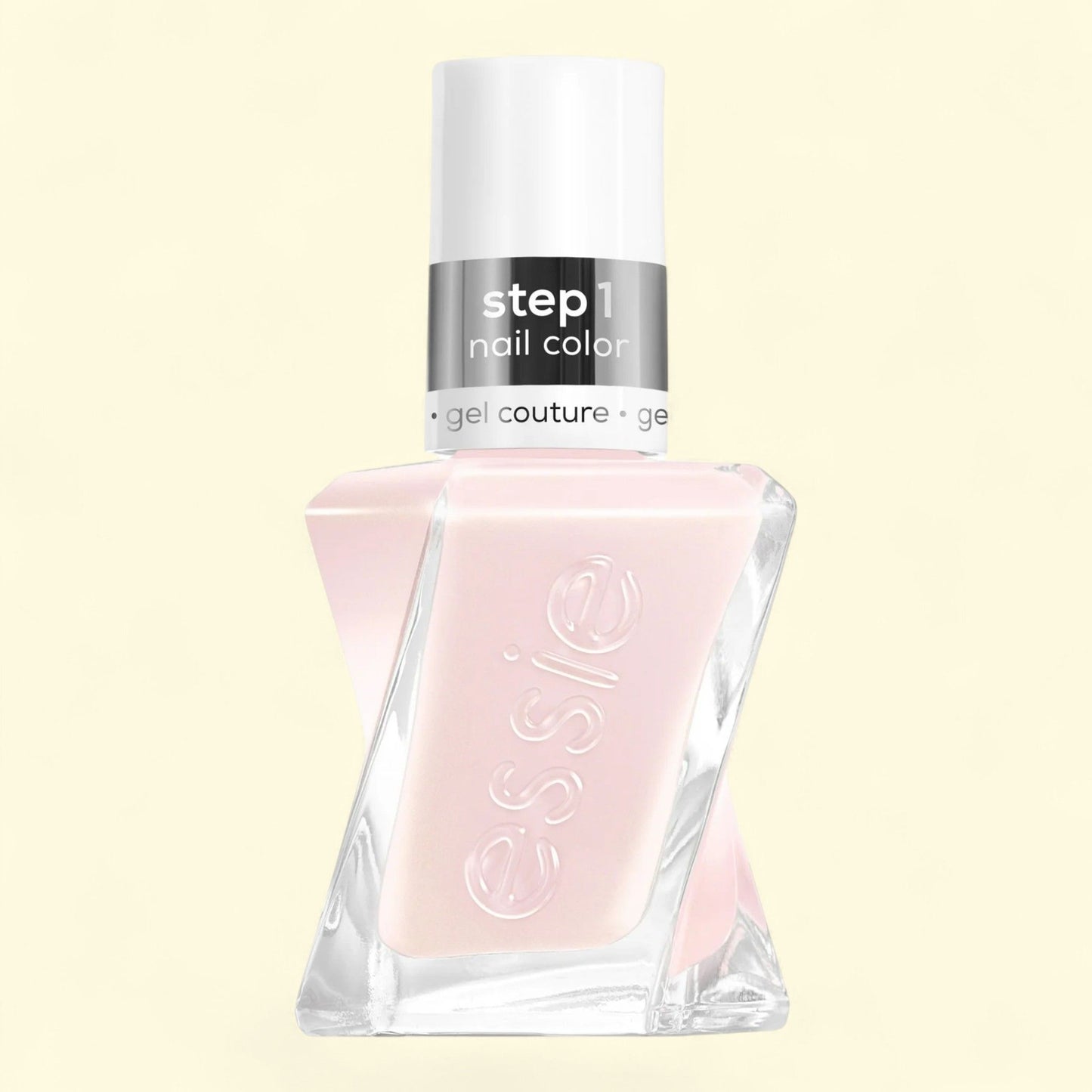 Essie Gel Couture Nail Polish, Blush White, 0.46 fl oz Bottle