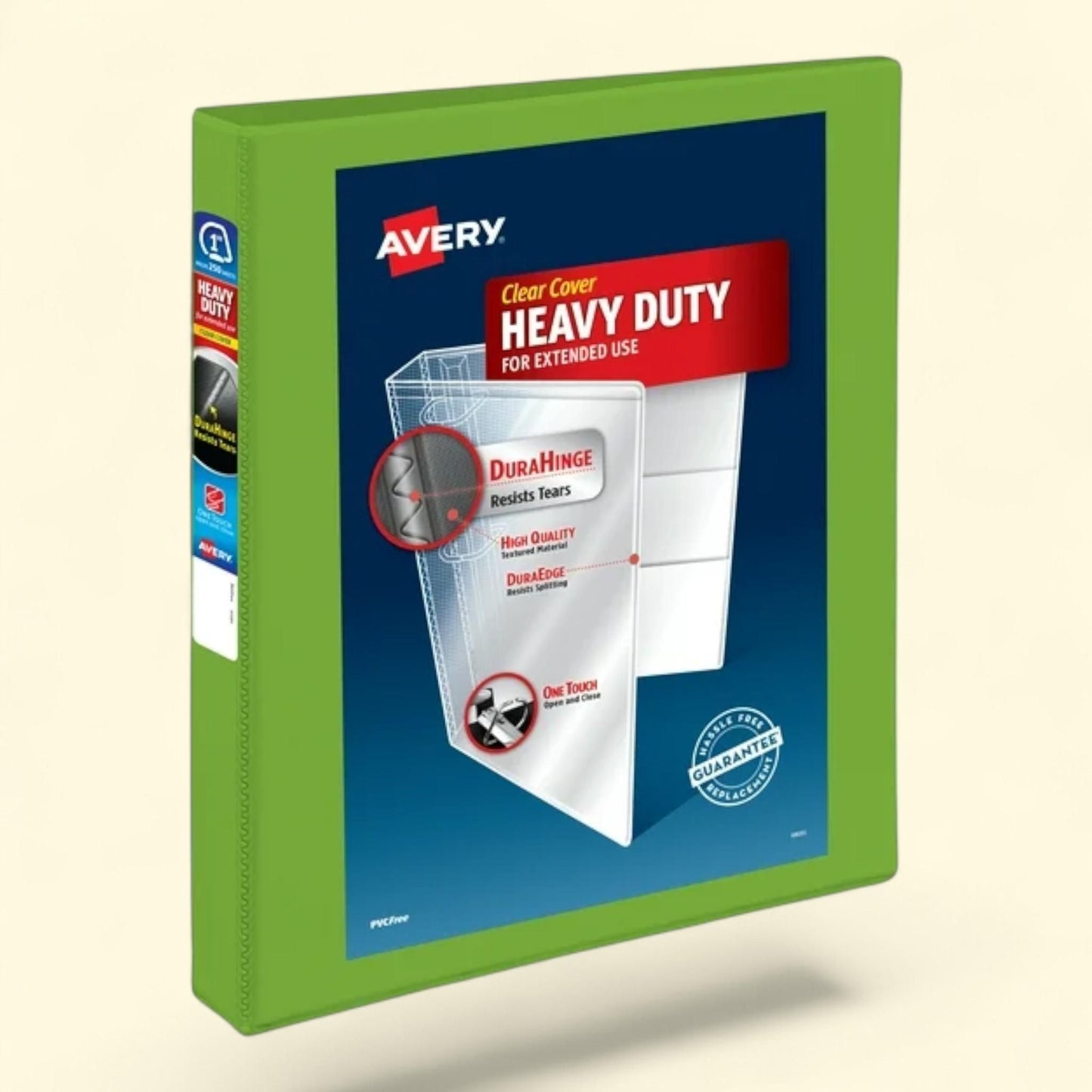 Avery View Binder, 1", Green, Slant Ring, One-Touch, 250 Sheet Capa... — authentic US product shipped worldwide by Treatspree
