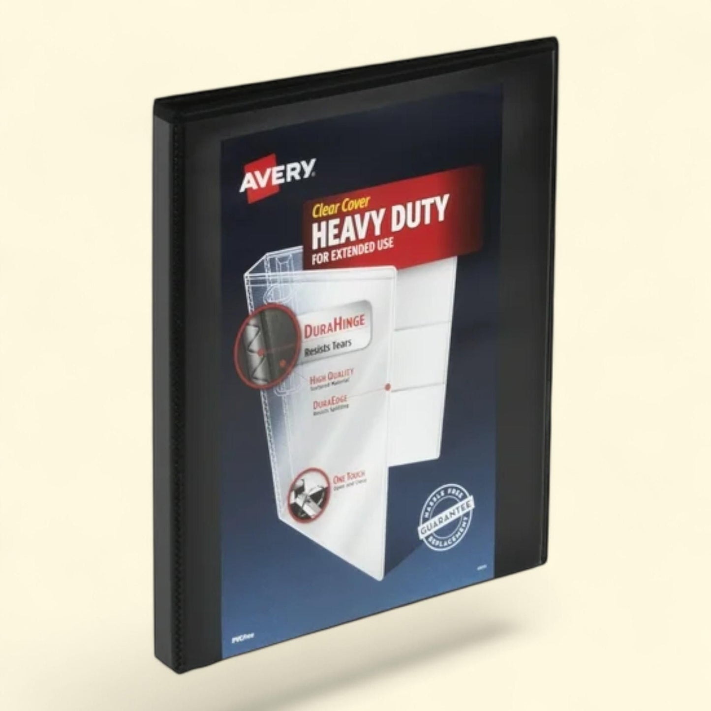 Avery Heavy-Duty View Binder, .5" 1 Black Binder
