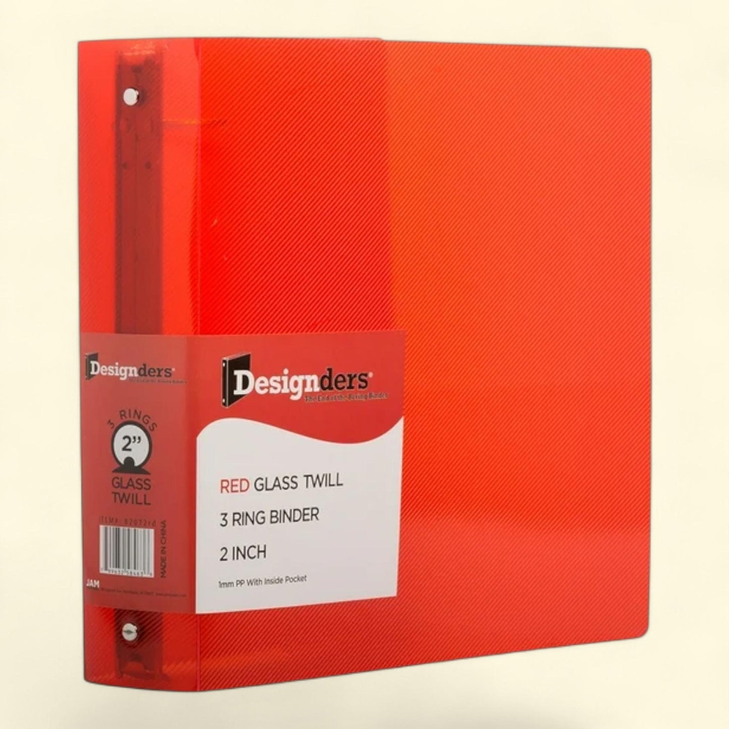 JAM Paper Binders, 2", Red, 1/Pack