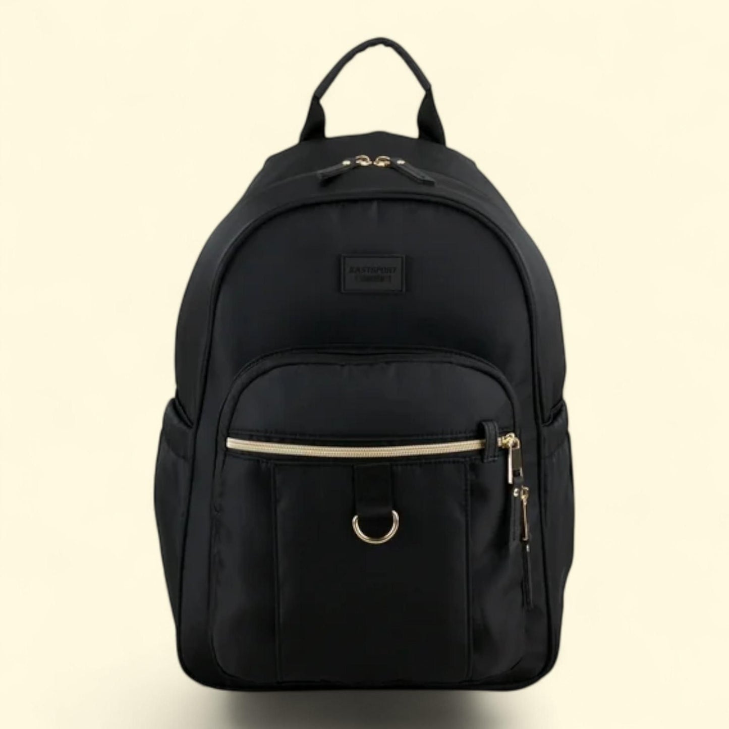 Jules Unisex Backpack, Black/Gold