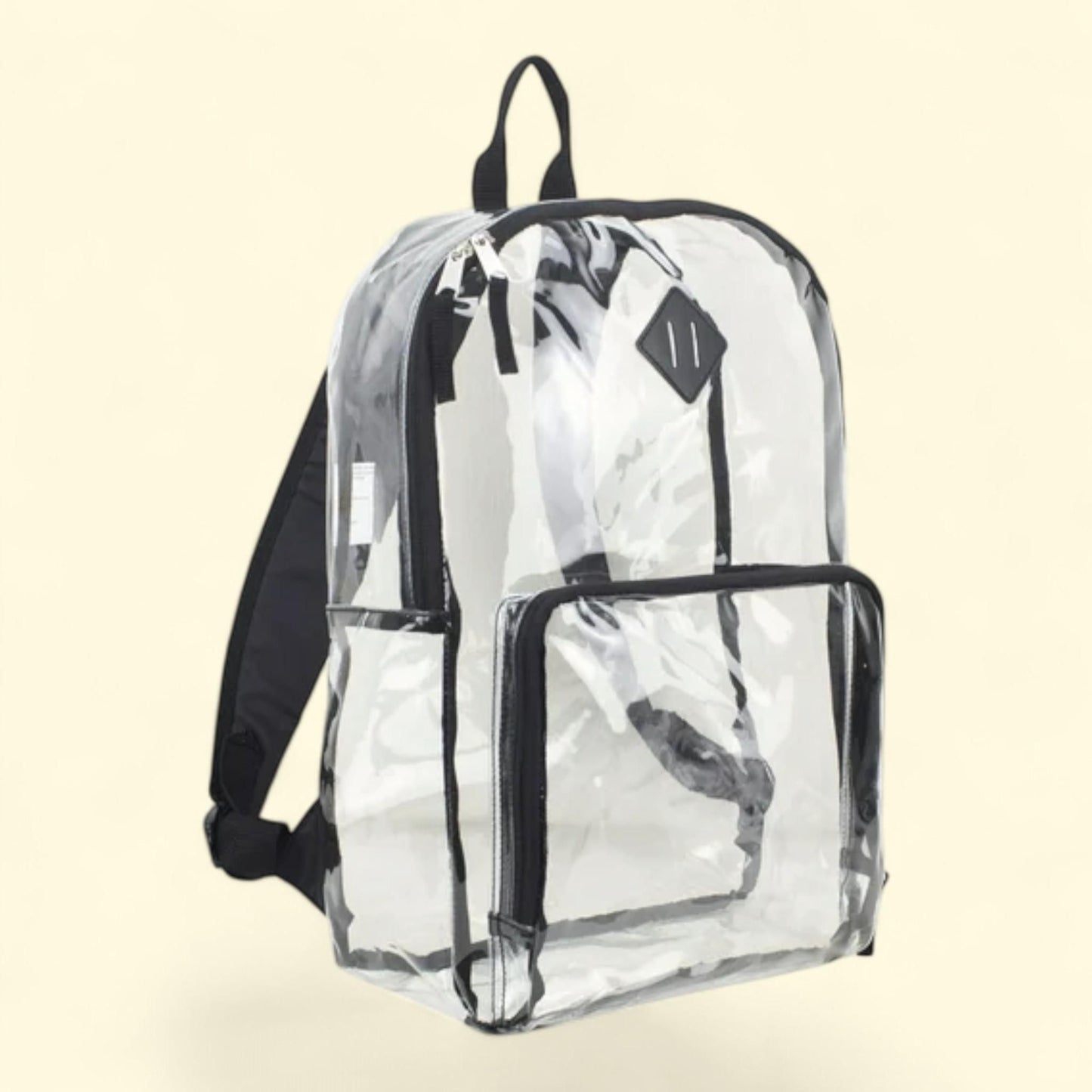 Unisex Clear Backpack with Front Pocket, Adjustable Straps and Lash... — authentic US product shipped worldwide by Treatspree