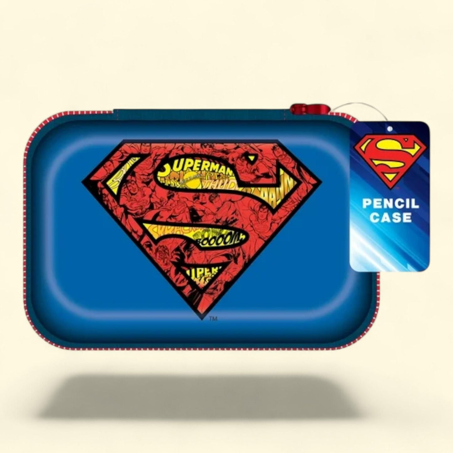 Superman Pencil Case, Students, Elementary School, Zipper — authentic US product shipped worldwide by Treatspree