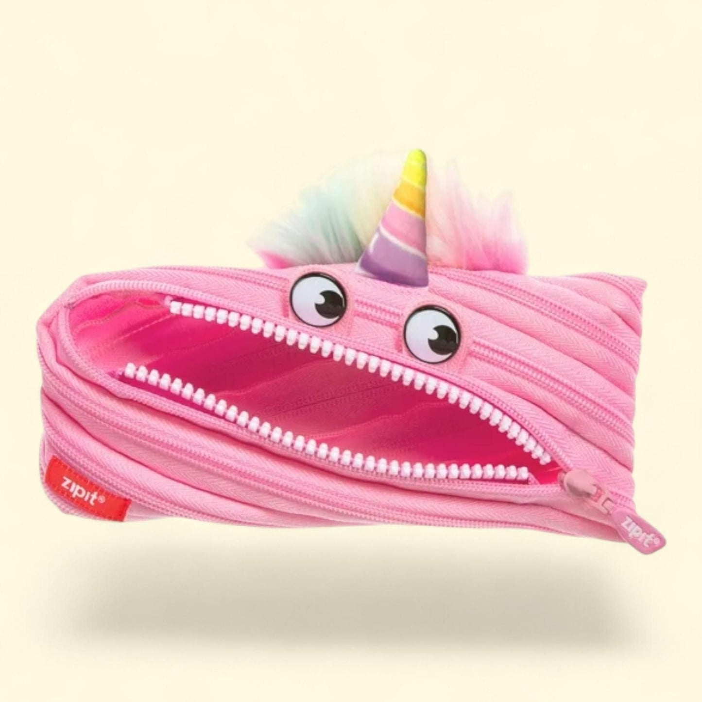 ZIPIT Pink Unicorn Pencil Case, Cute Pencil Pouch