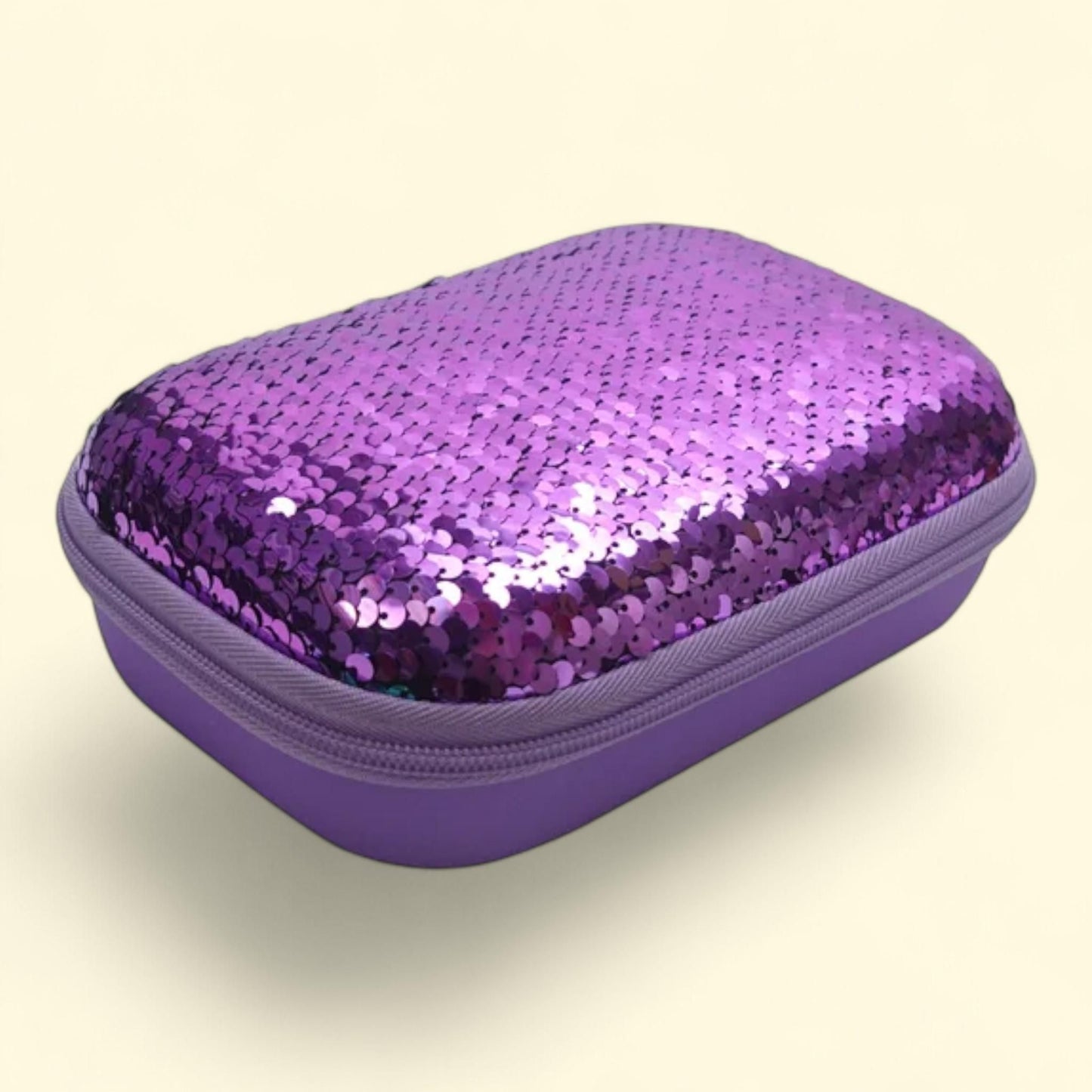 ZIPIT Sequin Pencil Box, Purple, Elementary School Size — authentic US product shipped worldwide by Treatspree
