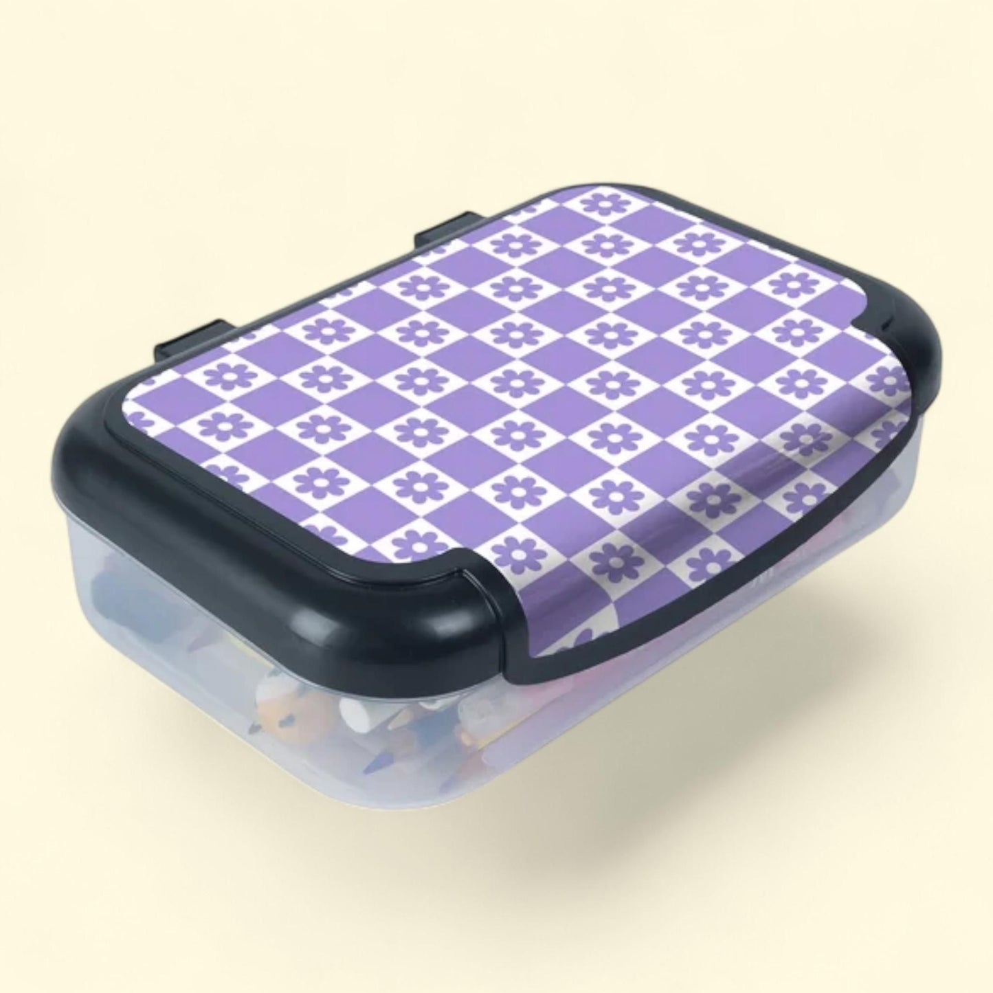 ZIPIT Pencil Box, Purple Checkers, Recycled Plastic, For Kids, Elem... — authentic US product shipped worldwide by Treatspree