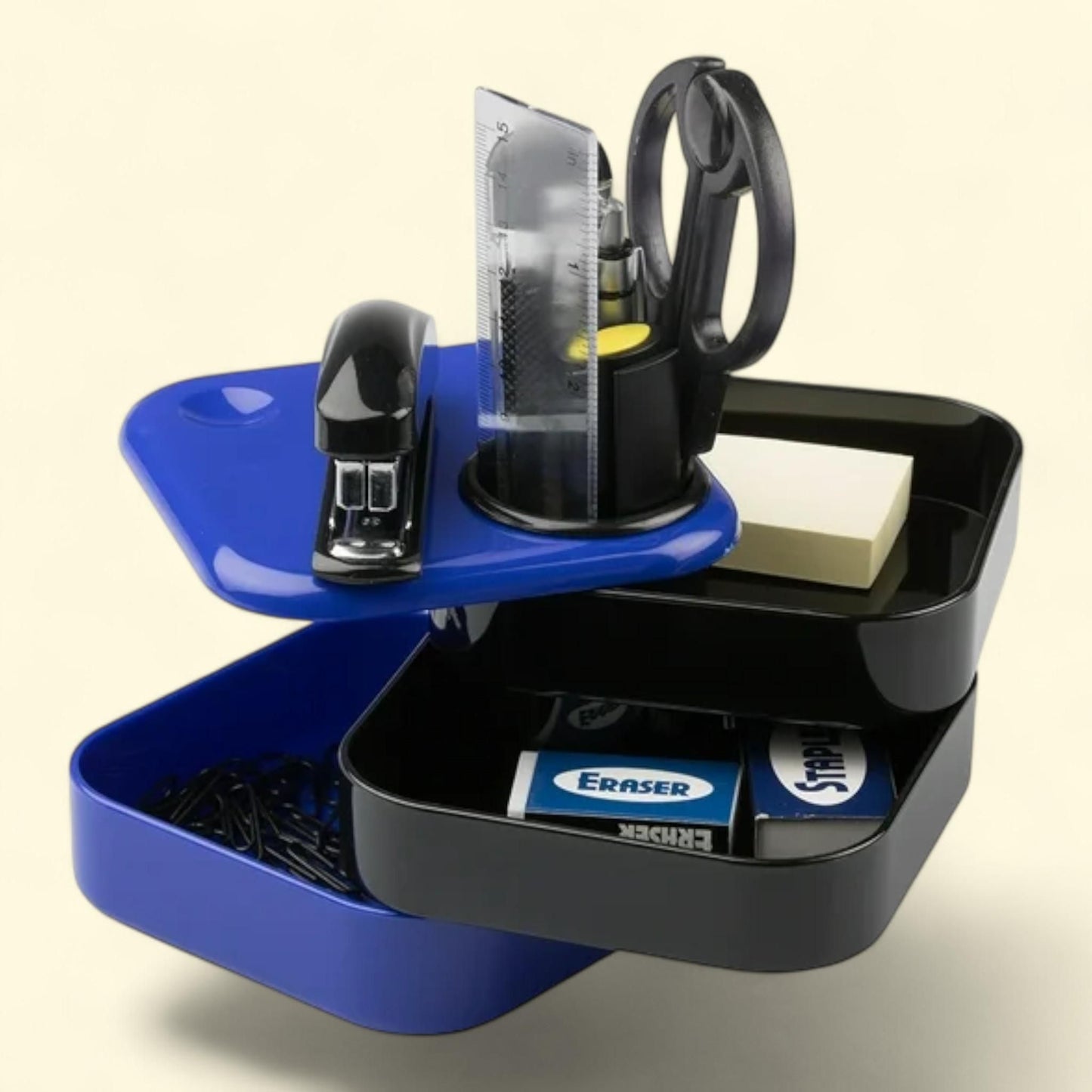 JAM Desk Organizer Supply Set, 4 x 4 x 3.5, Blue — authentic US product shipped worldwide by Treatspree