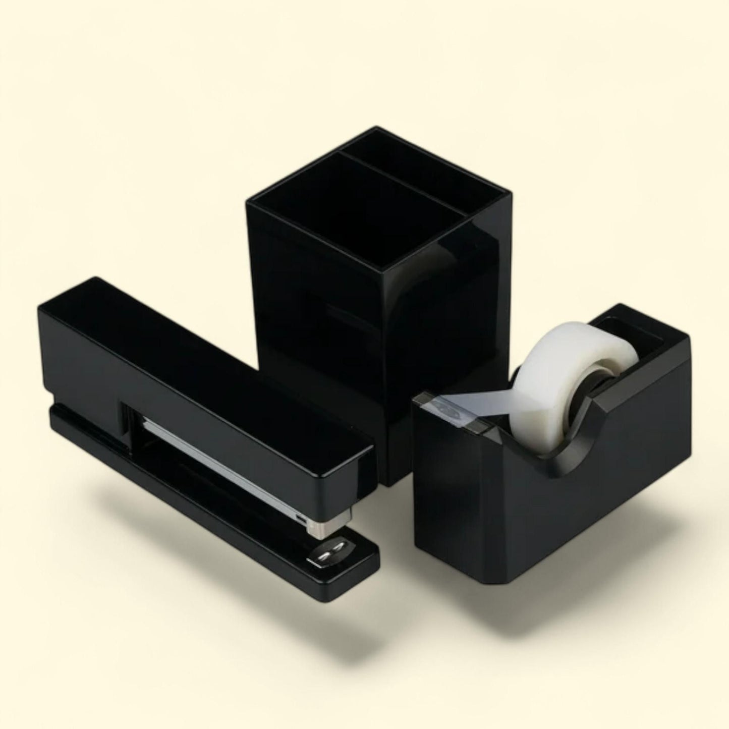 JAM Paper Desk Trio Set, Black, 3 per Pack — authentic US product shipped worldwide by Treatspree