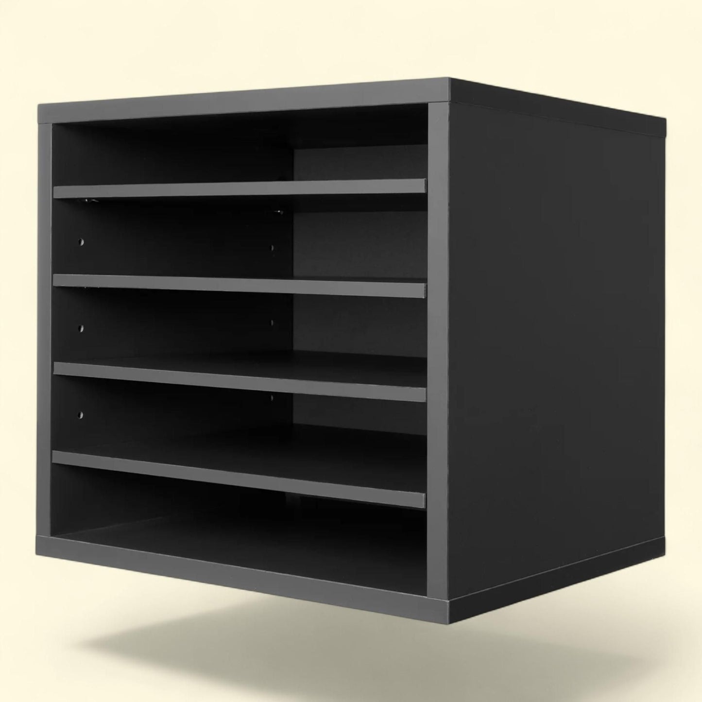 KFFKFF Document Divider, 5 Sections, Medium Density Fiberboard, Grey