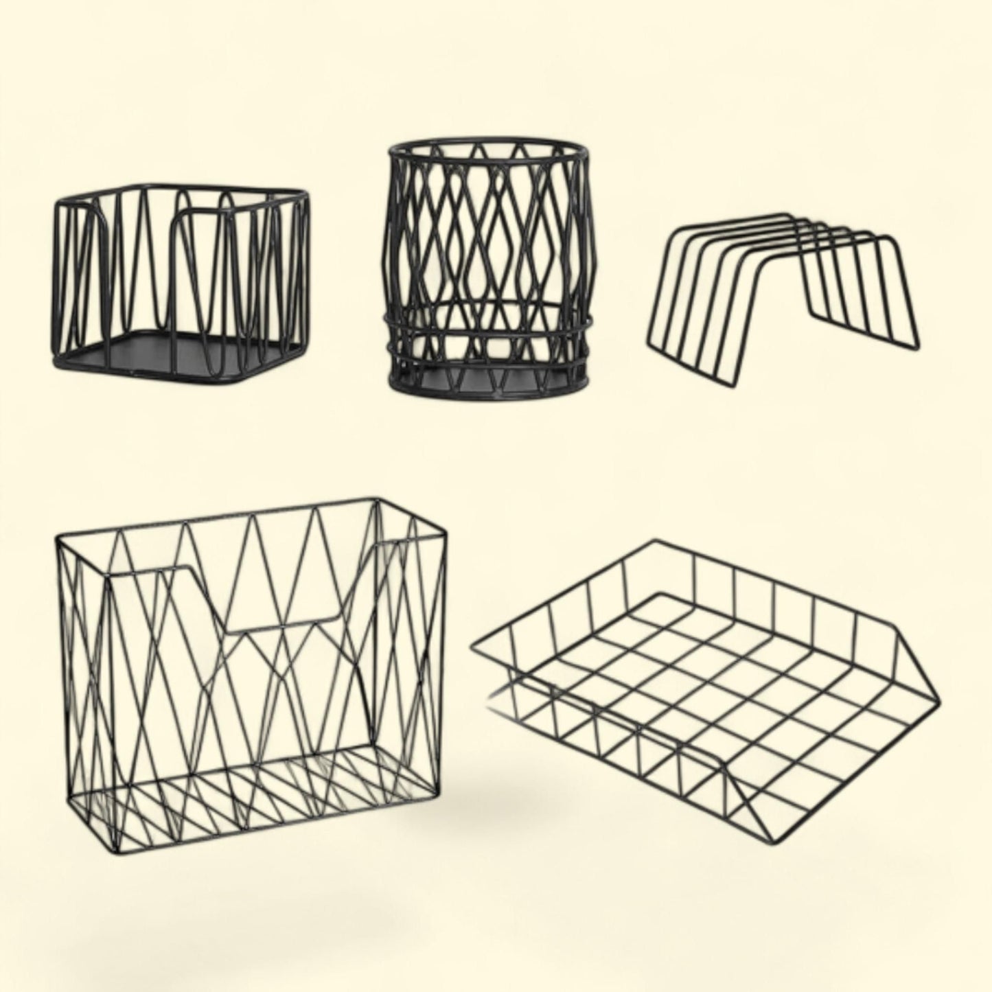 NEX Desk Organizer Set, 5 Piece