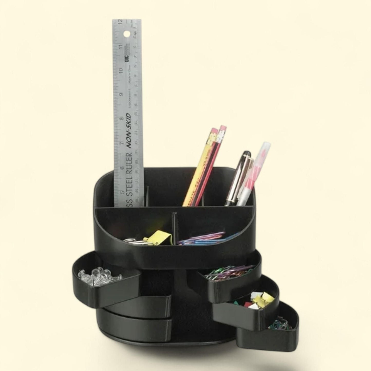 OfficeMate Double Supply Organizer, 11-Compartment, 6 1/2" W x 4 3/... — authentic US product shipped worldwide by Treatspree