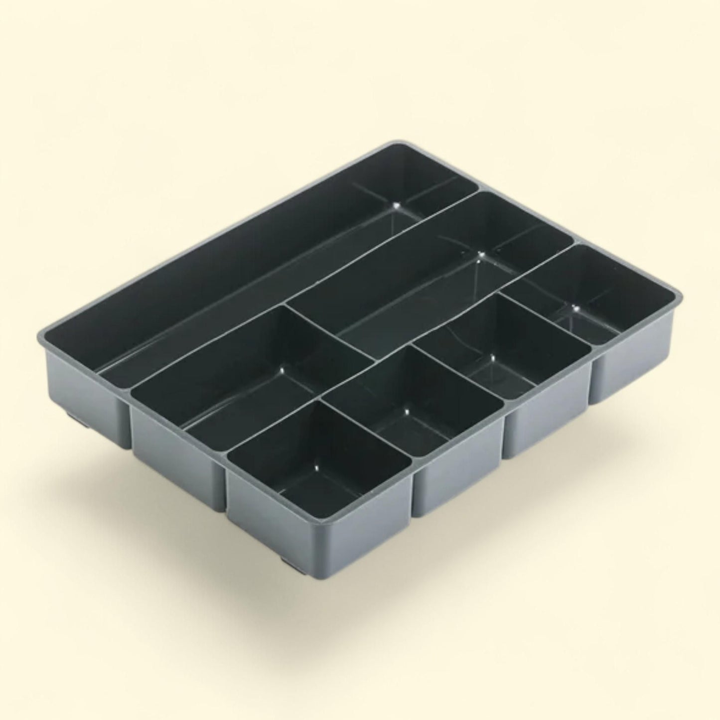 Rubbermaid Desk Drawer Director Tray, Extra Deep, Plastic, Black